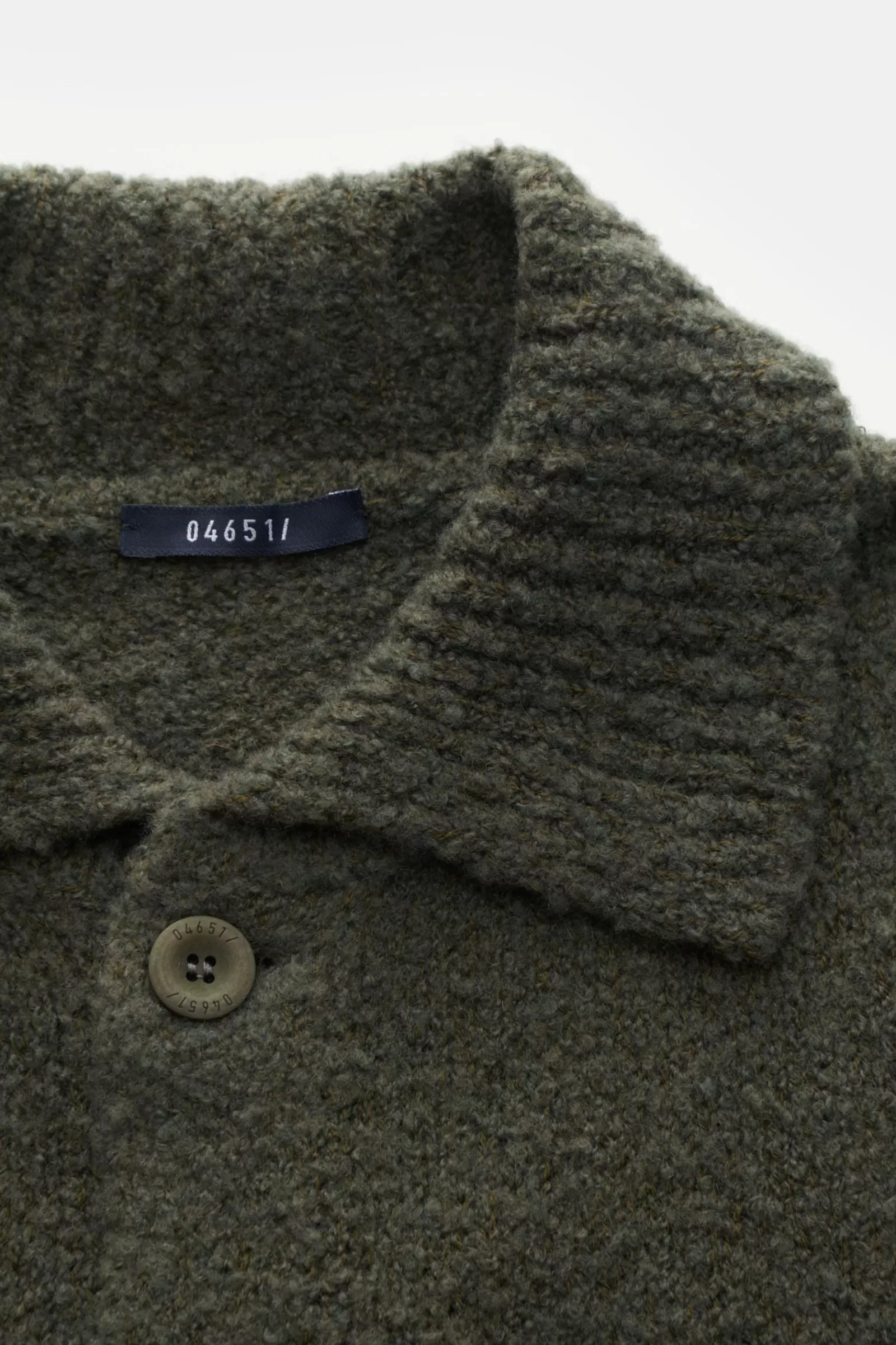 04651/ A Trip In A Bag Cardigan 'Chunky' Olive^04651/ A trip in a bag Best Sale