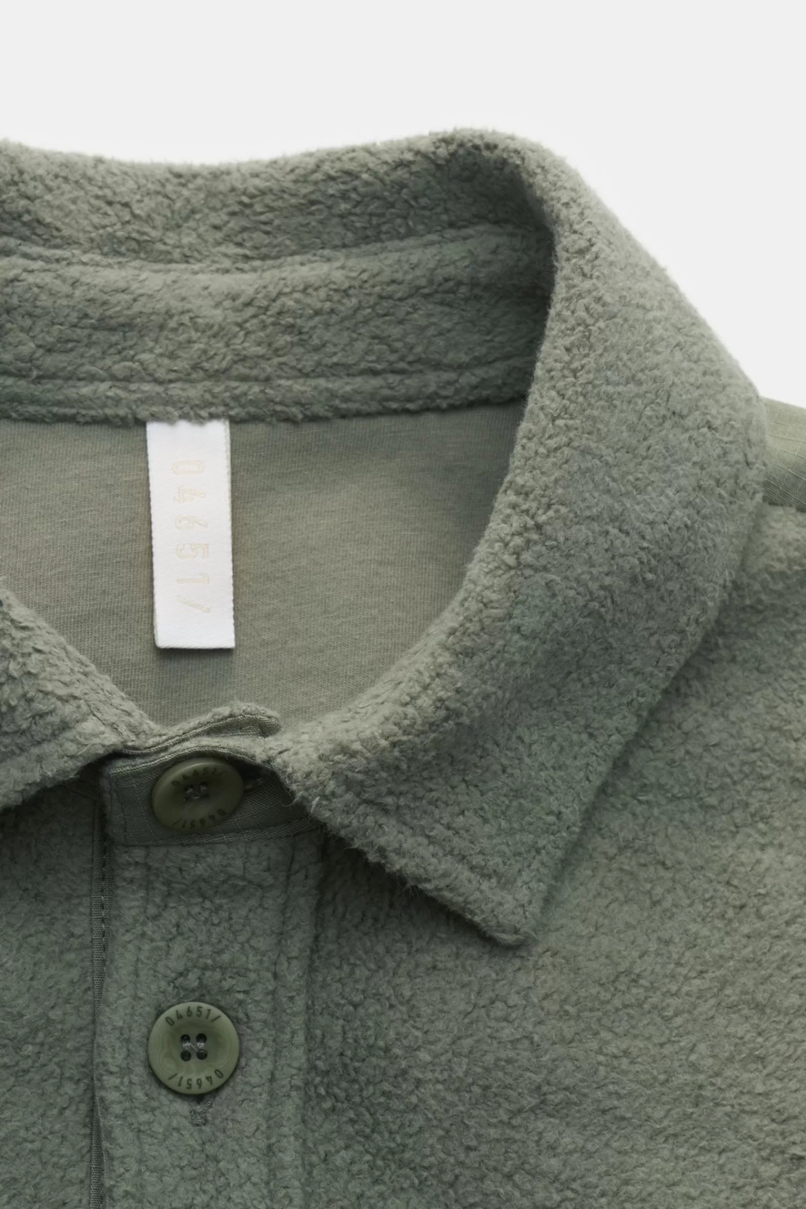 Fleece Shirt Grey-Green>04651/ A trip in a bag Clearance