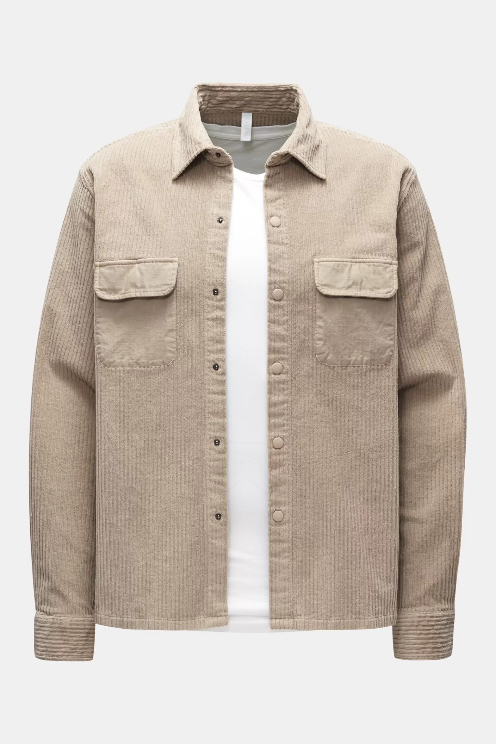 Overshirt 'Oyster' Beige>04651/ A trip in a bag Shop