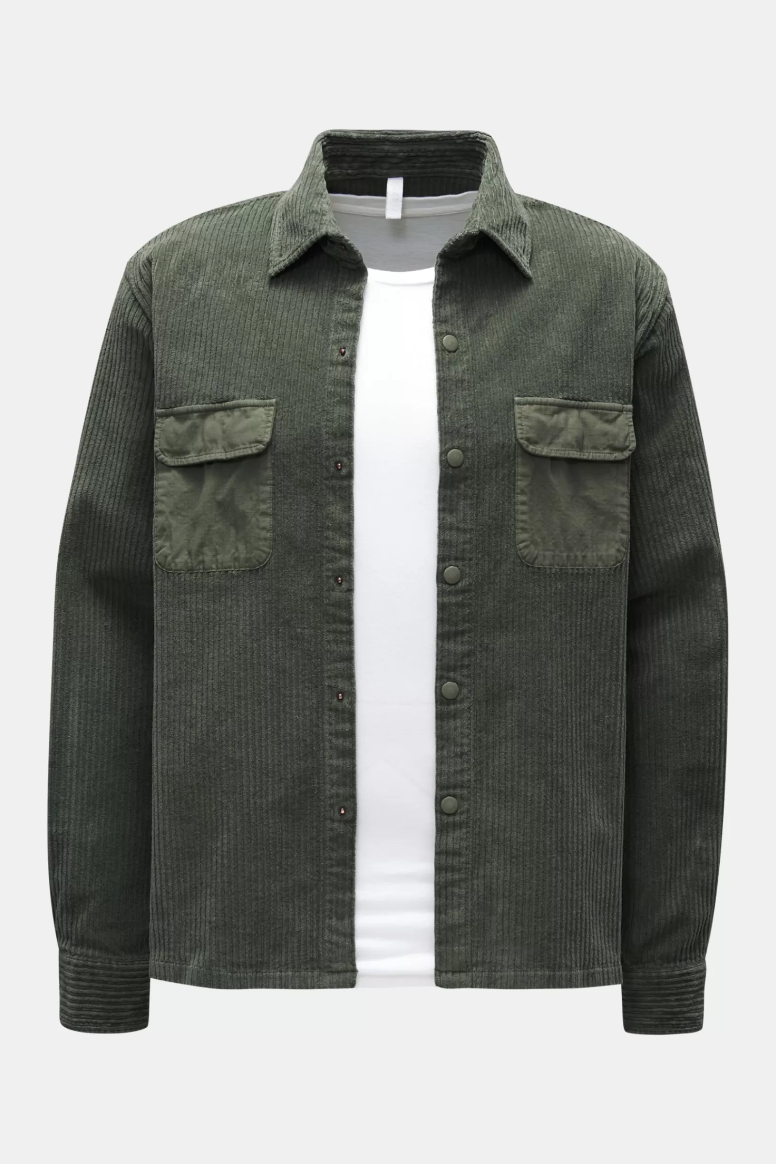 Overshirt 'Oyster' Olive>04651/ A trip in a bag Outlet