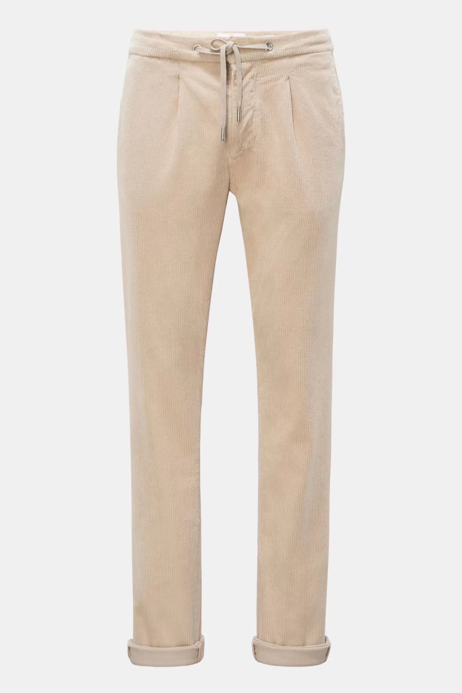 Corduroy Jogger Pants Beige>Ace Denim Shop