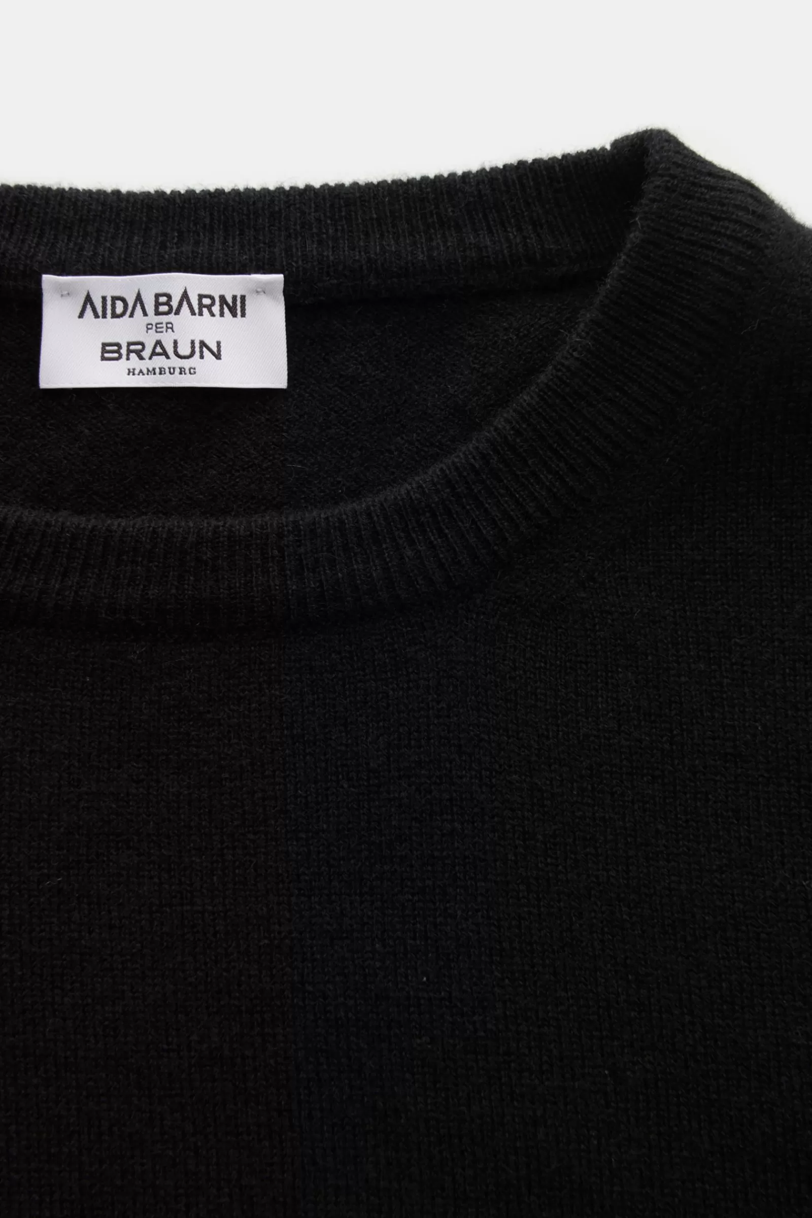 Cashmere Crew Neck Jumper Black^Aida Barni Sale