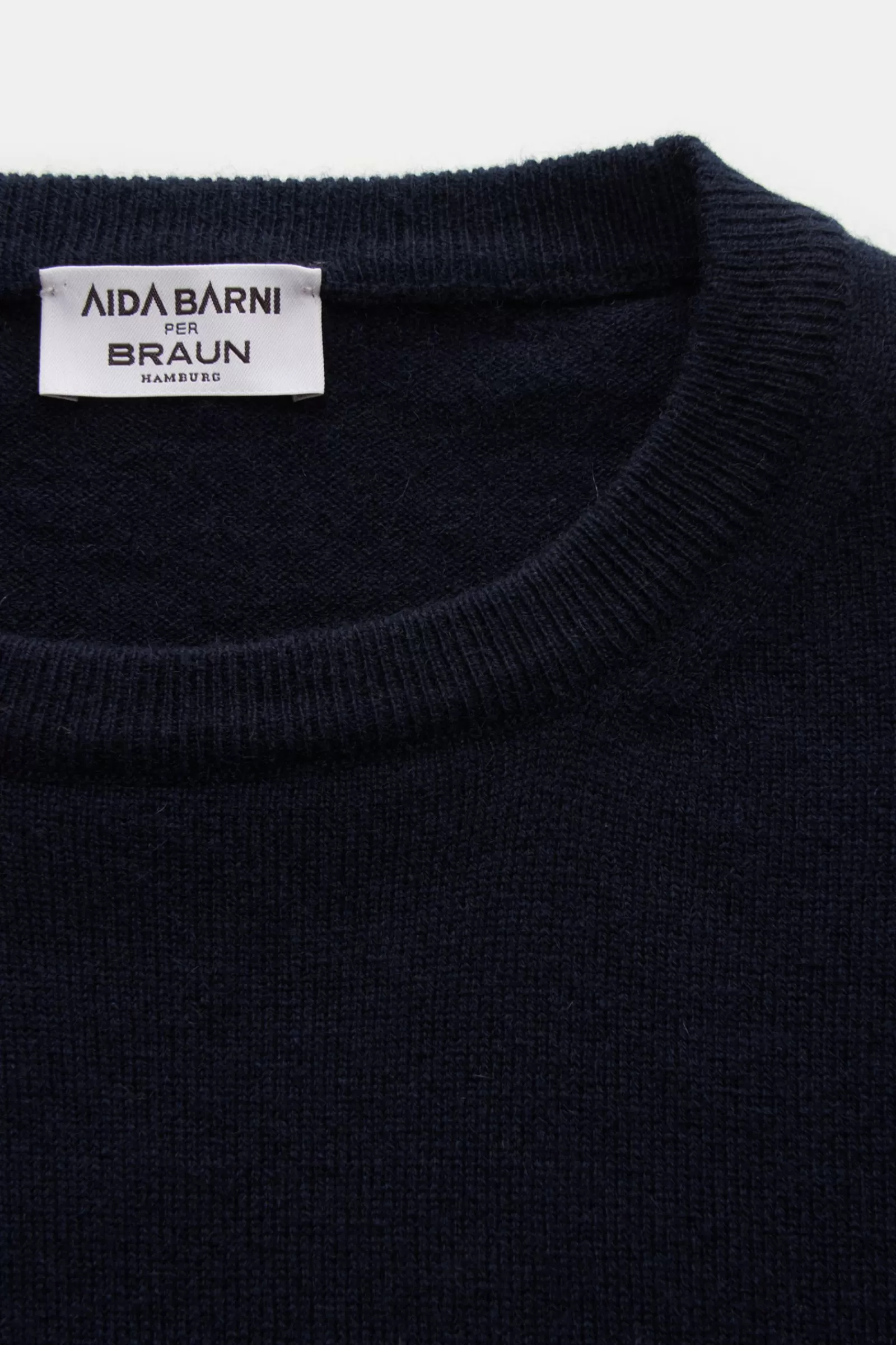 Cashmere Crew Neck Jumper Navy^Aida Barni Flash Sale