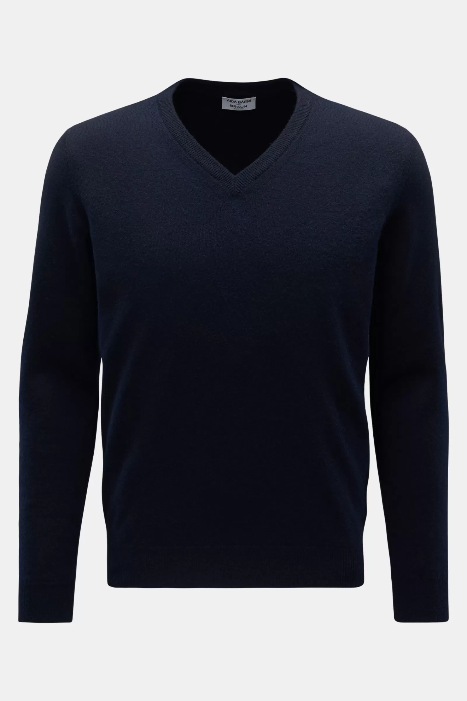 Cashmere V-Neck Jumper Navy^Aida Barni Hot