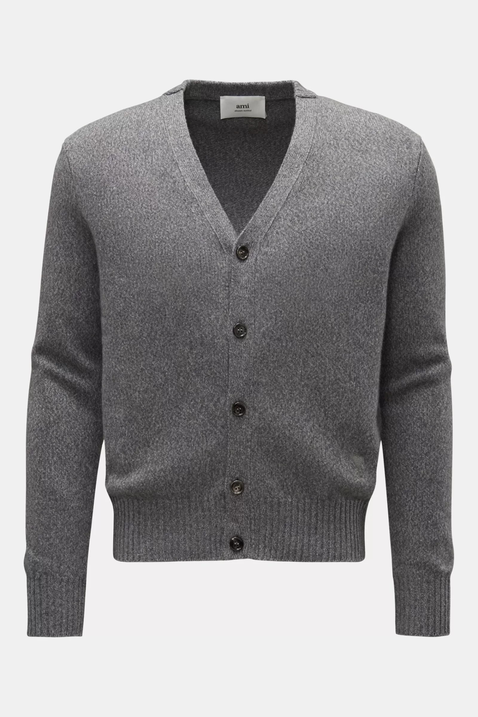 Cashmere Cardigan Grey^Ami Paris New