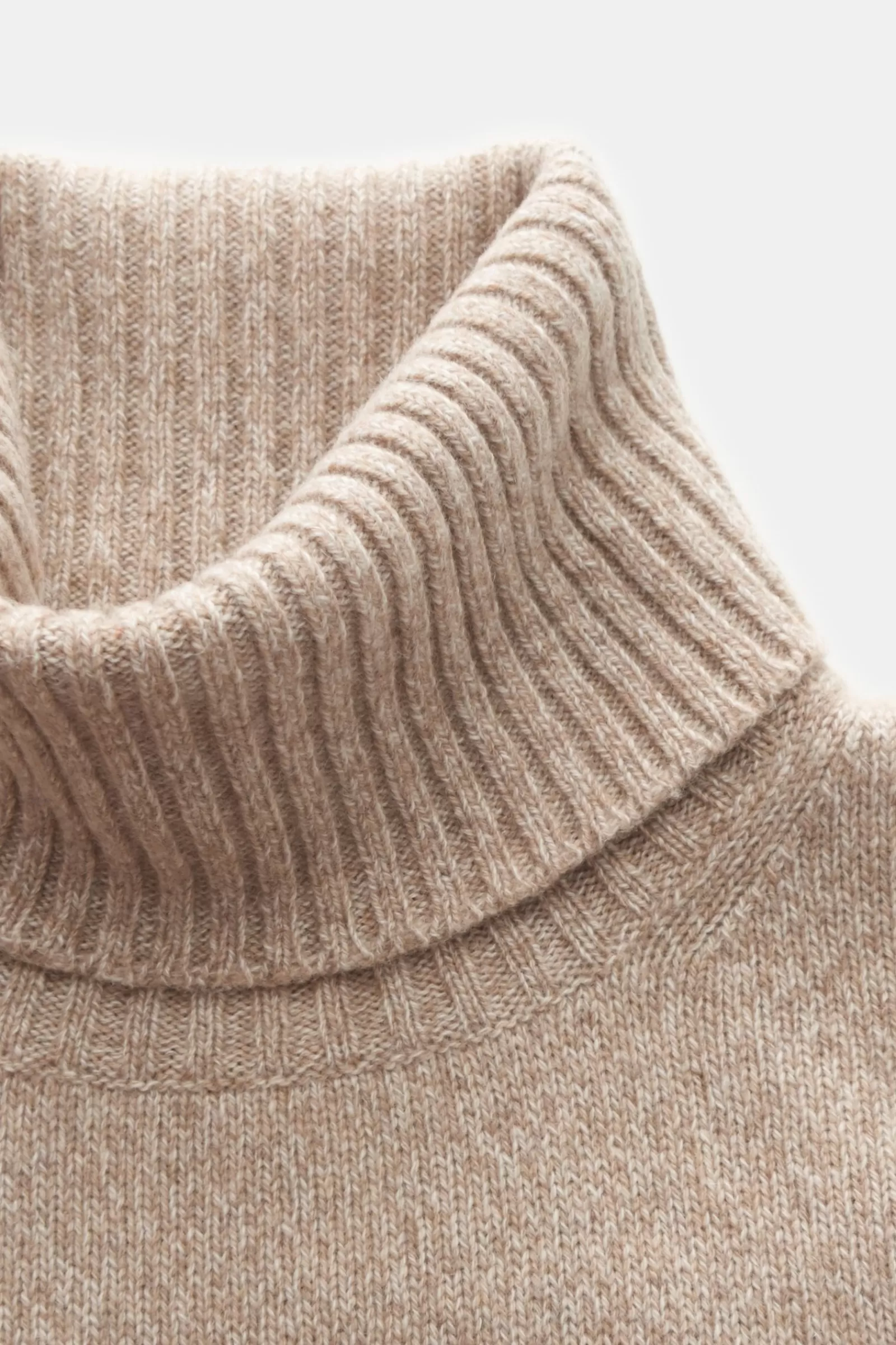 Cashmere Turtleneck Jumper Beige^Ami Paris Outlet