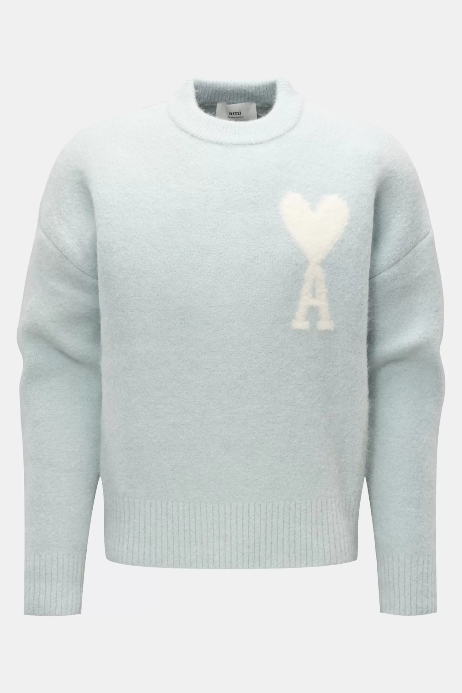 Crew Neck Jumper Pastel Blue^Ami Paris Outlet