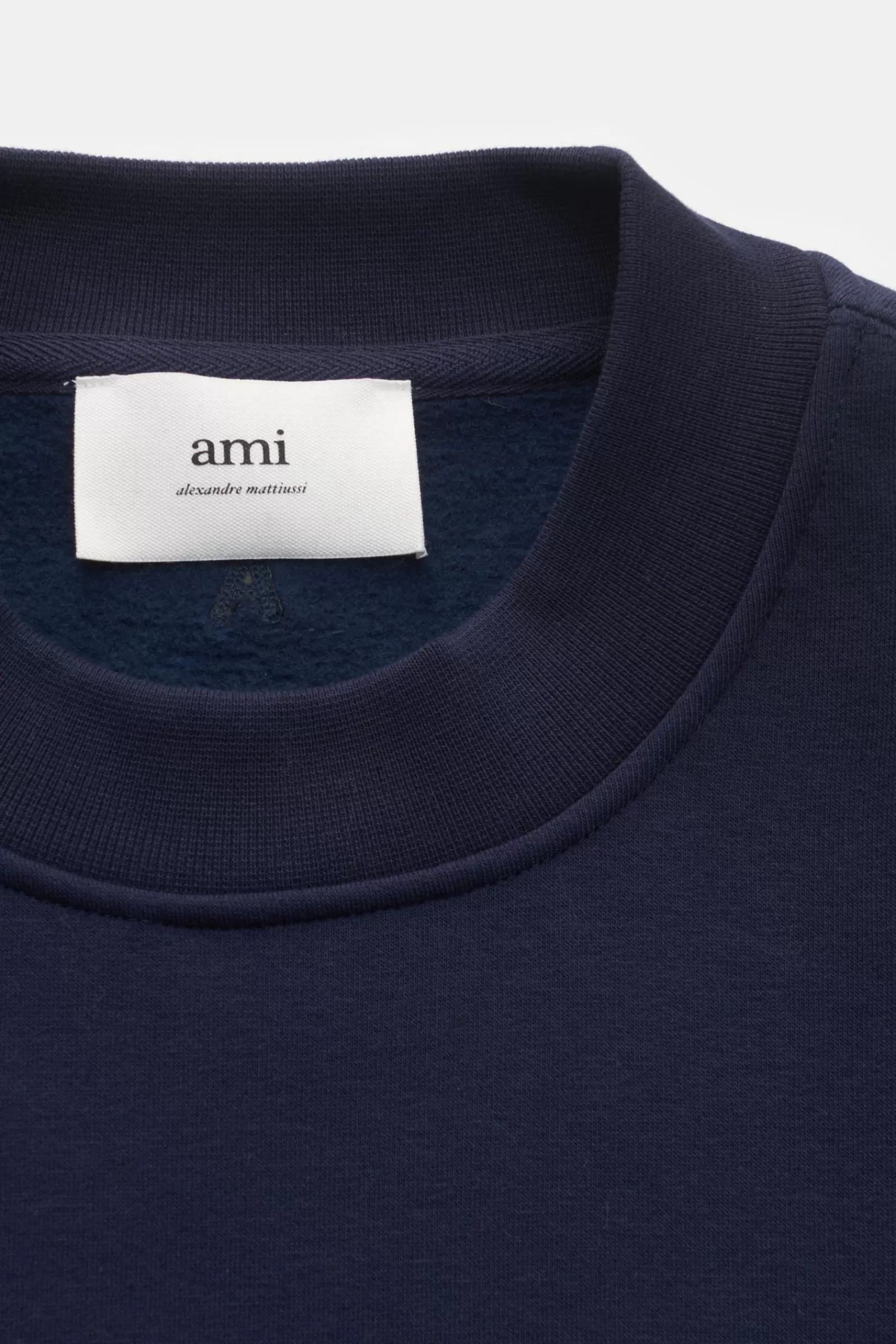 Crew Neck Sweatshirt Dark Blue^Ami Paris Store