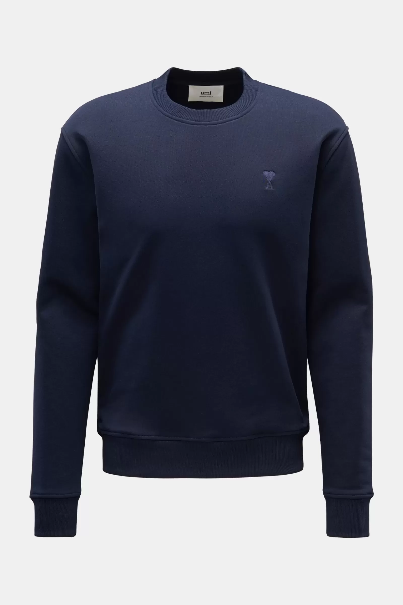 Crew Neck Sweatshirt Navy^Ami Paris Cheap