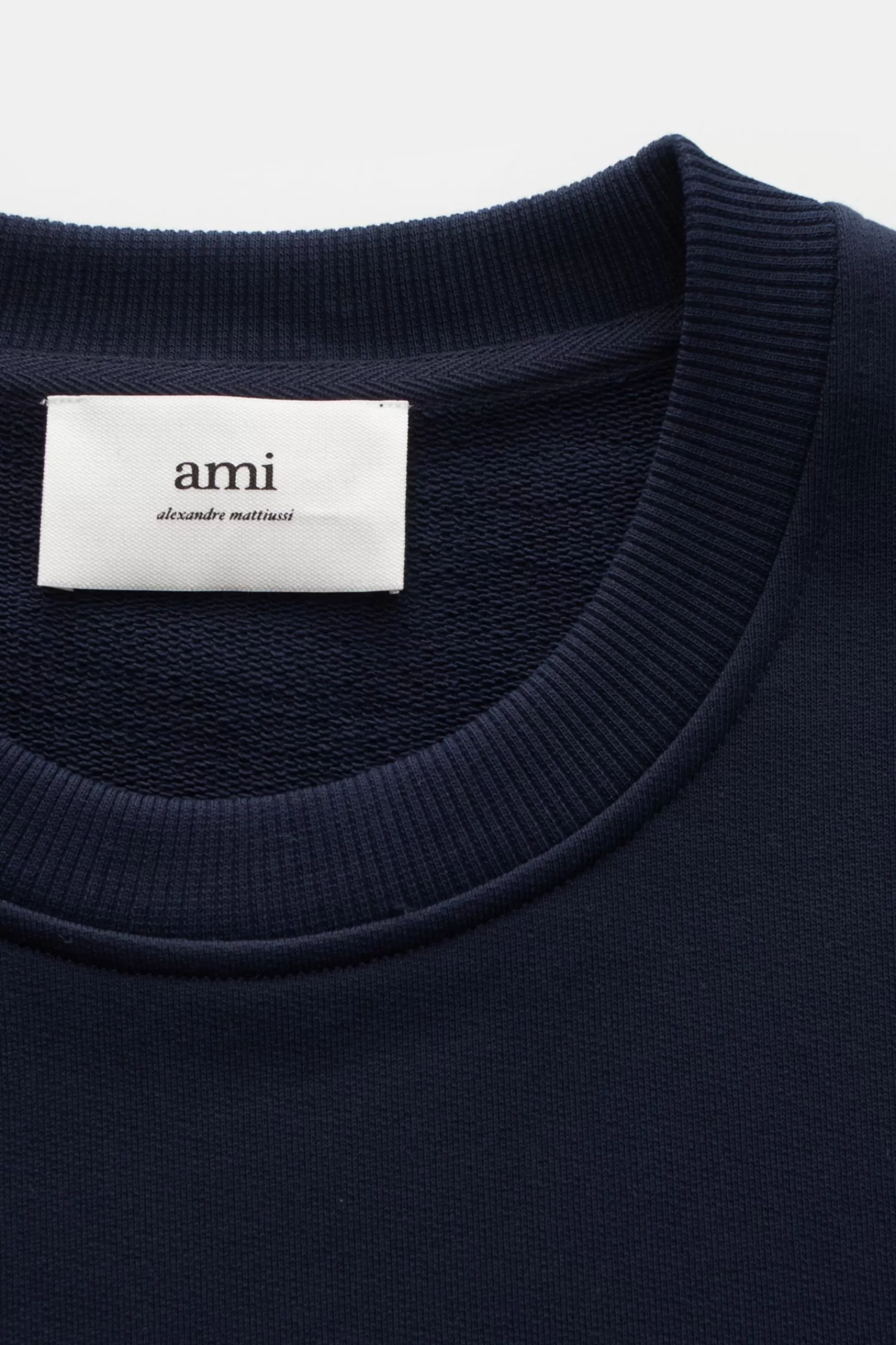 Crew Neck Sweatshirt Navy^Ami Paris Cheap