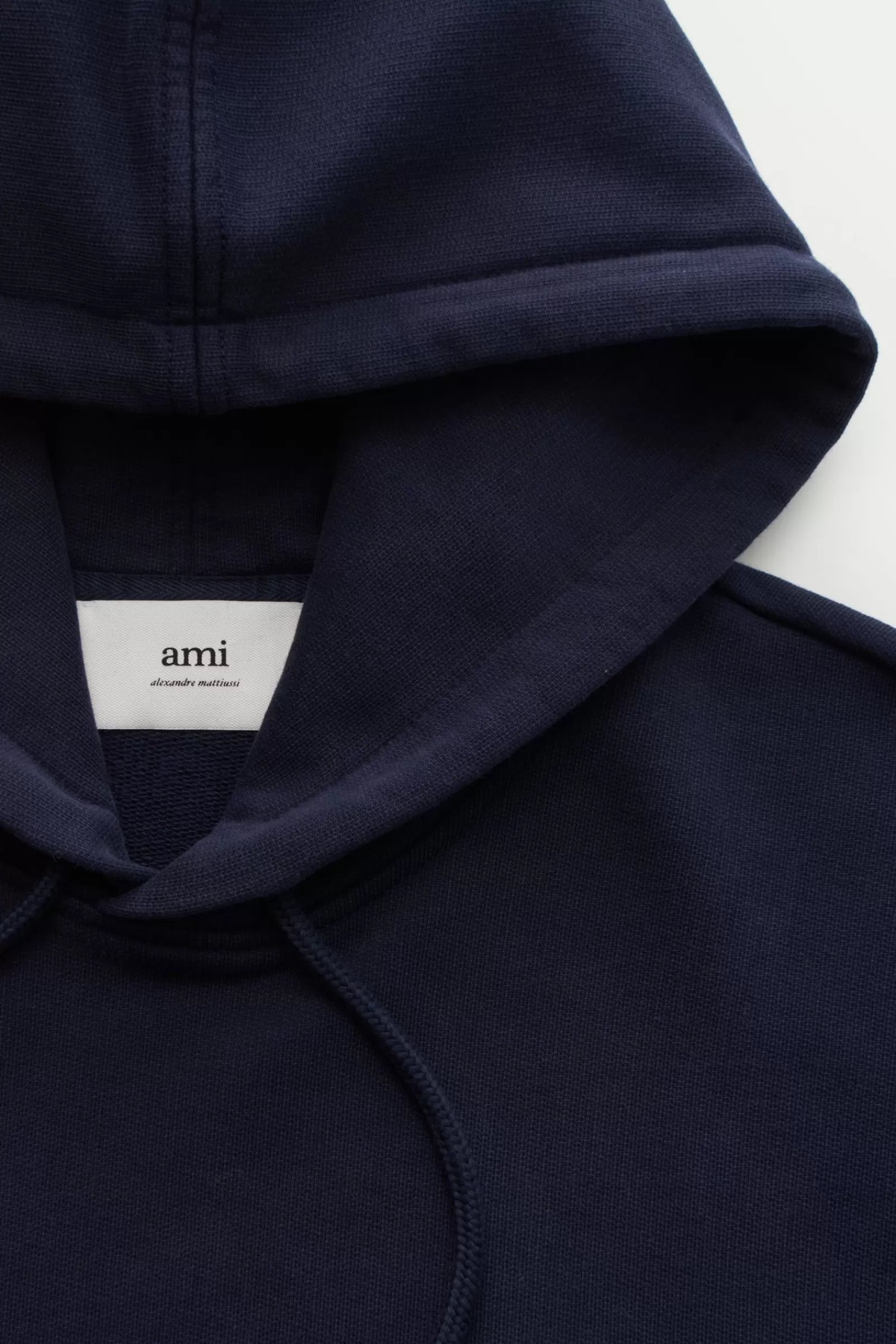 Hooded Jumper 'Ami De Coeur' Navy>Ami Paris Best Sale