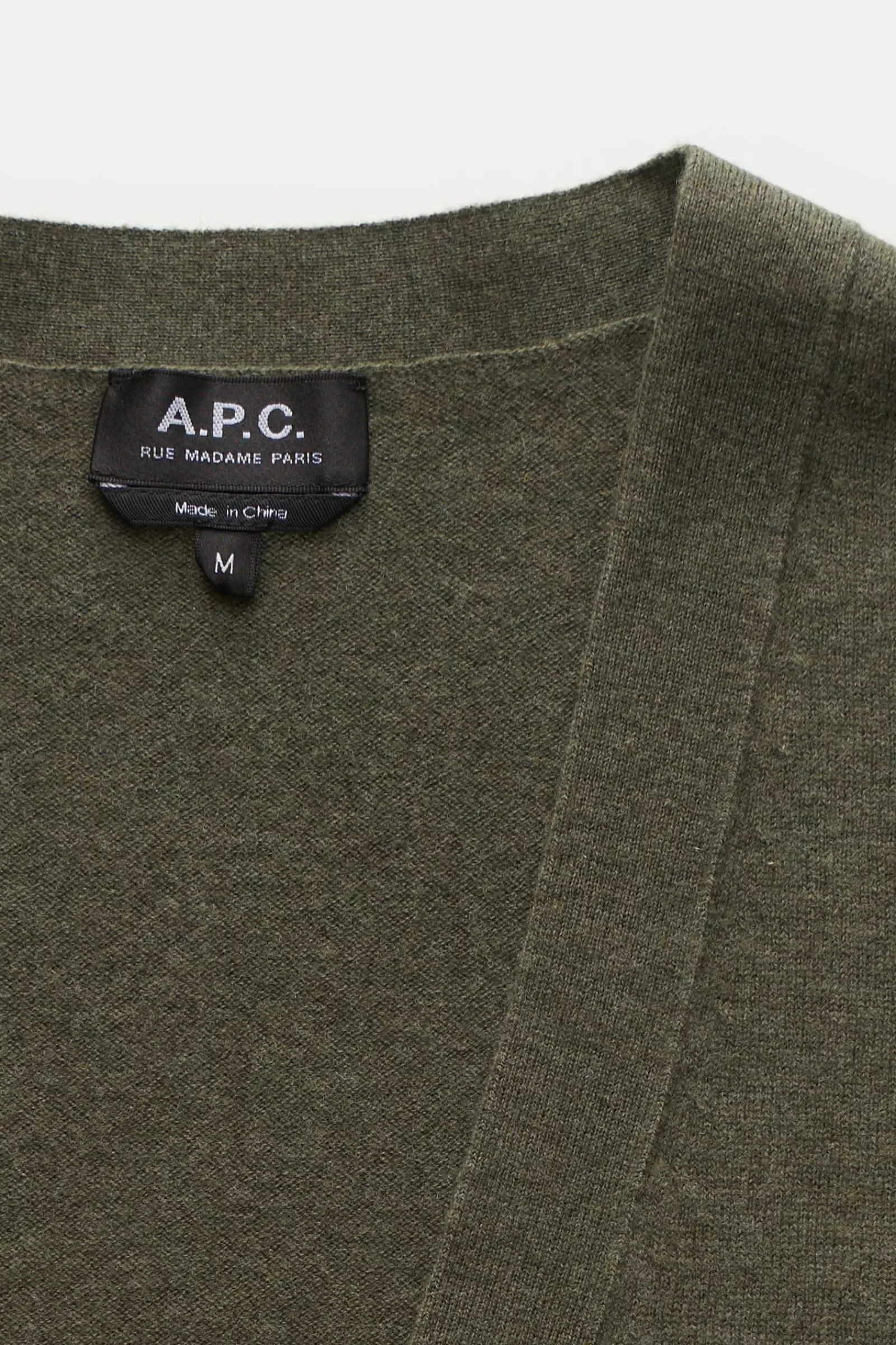 Cardigan 'Theo' Olive^A.P.C. Discount