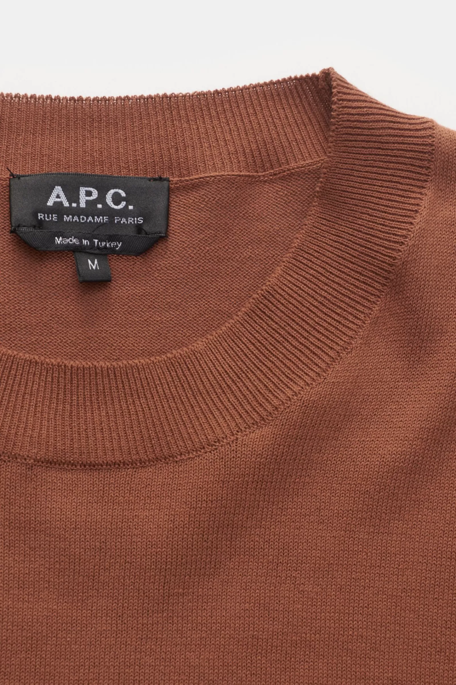 Crew Neck Jumper 'Alois' Light Brown^A.P.C. Flash Sale