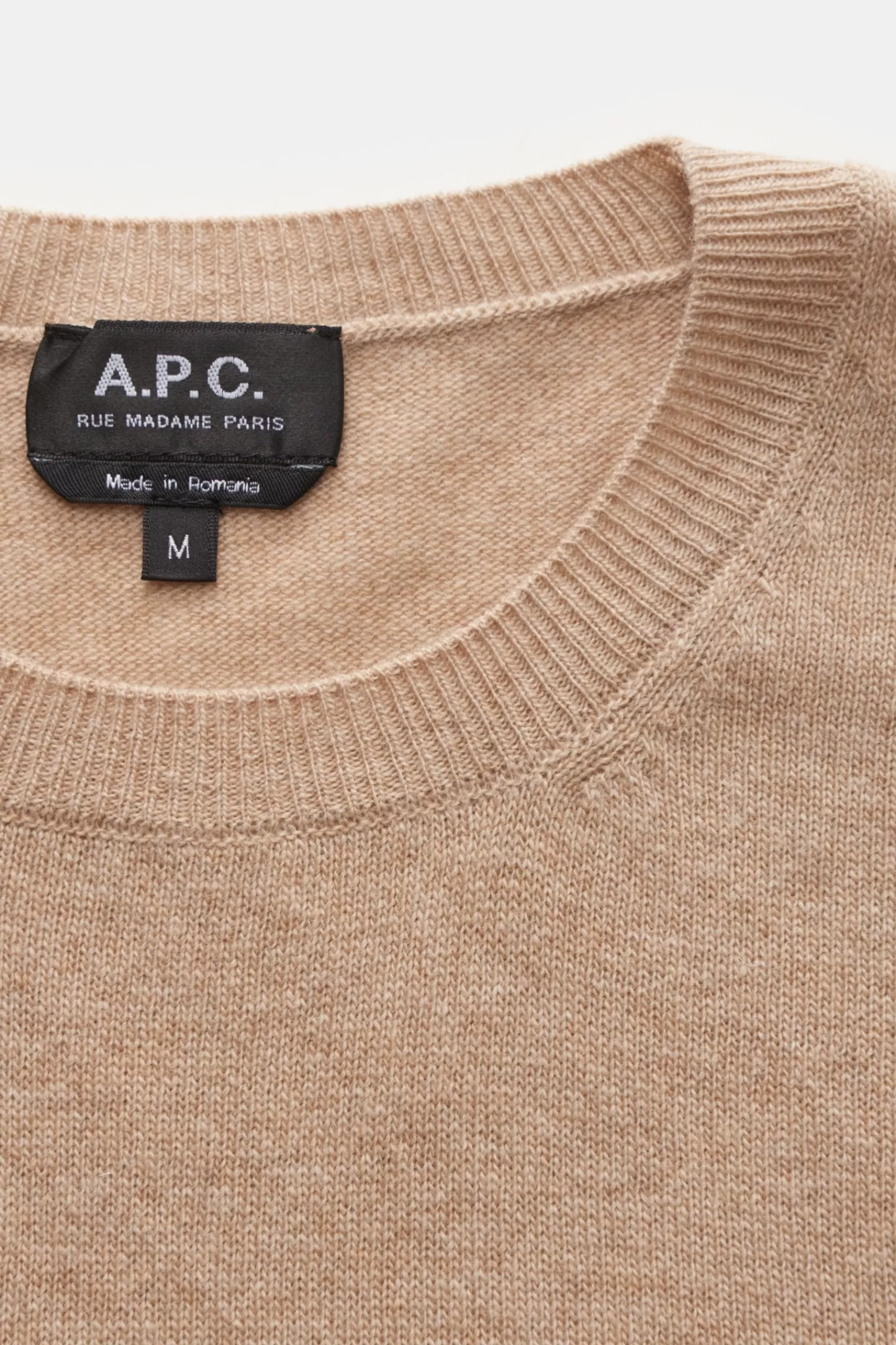 Crew Neck Jumper 'Ismael' Light Brown/Navy Striped^A.P.C. Discount