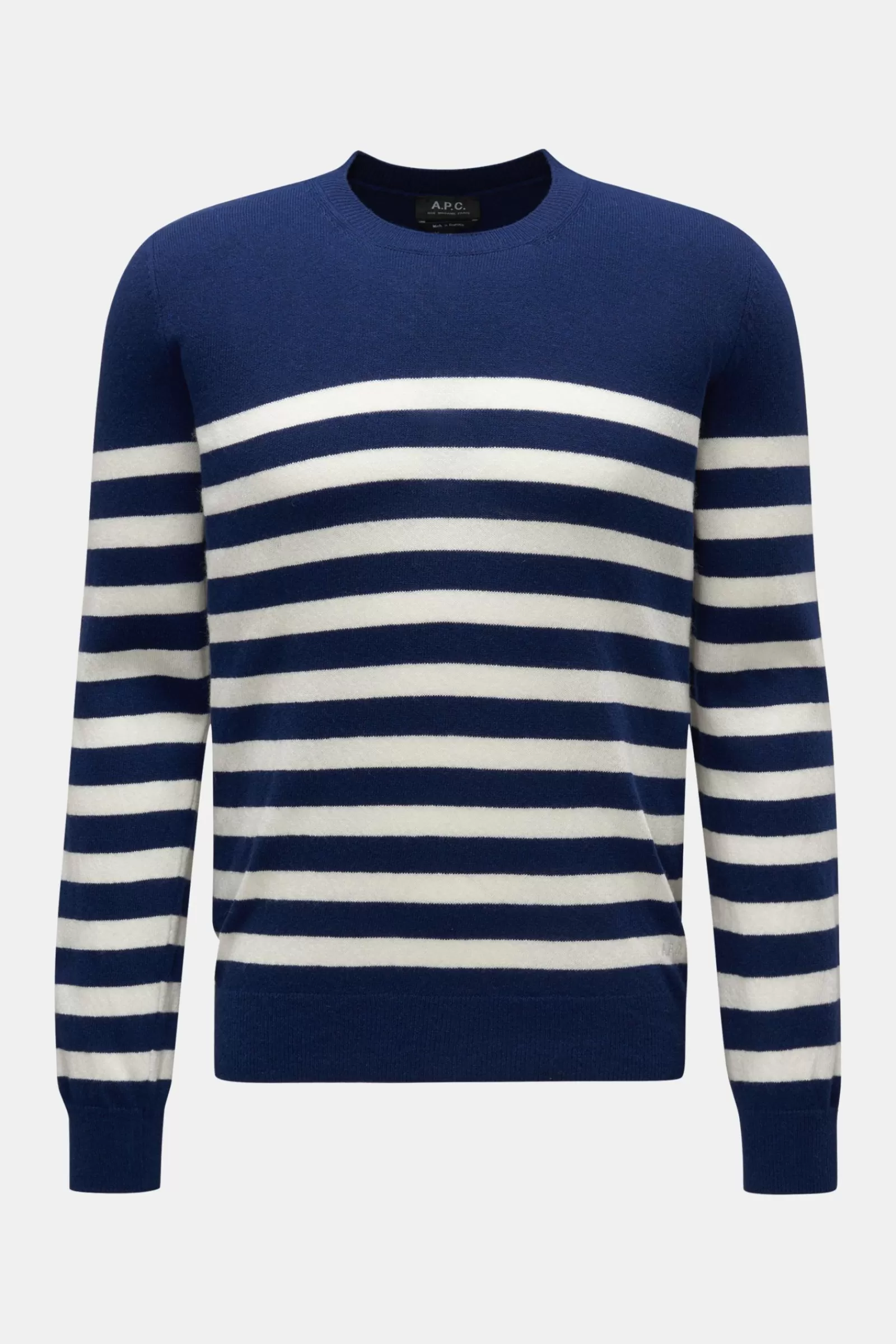 Crew Neck Jumper 'Ismael' Navy/White Striped^A.P.C. Best Sale