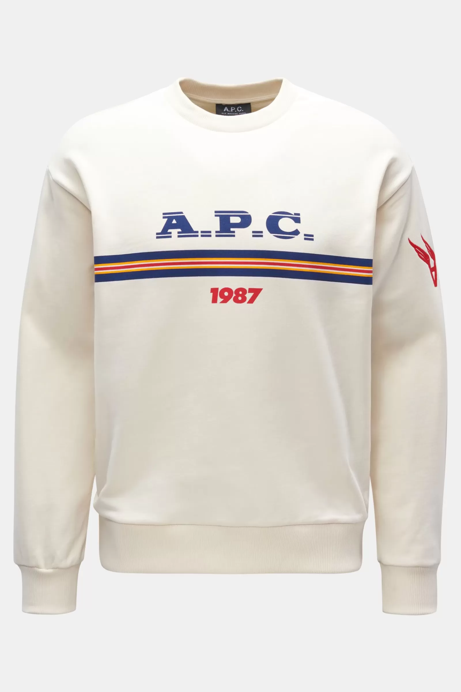 Crew Neck Sweatshirt 'Adam' Cream^A.P.C. New