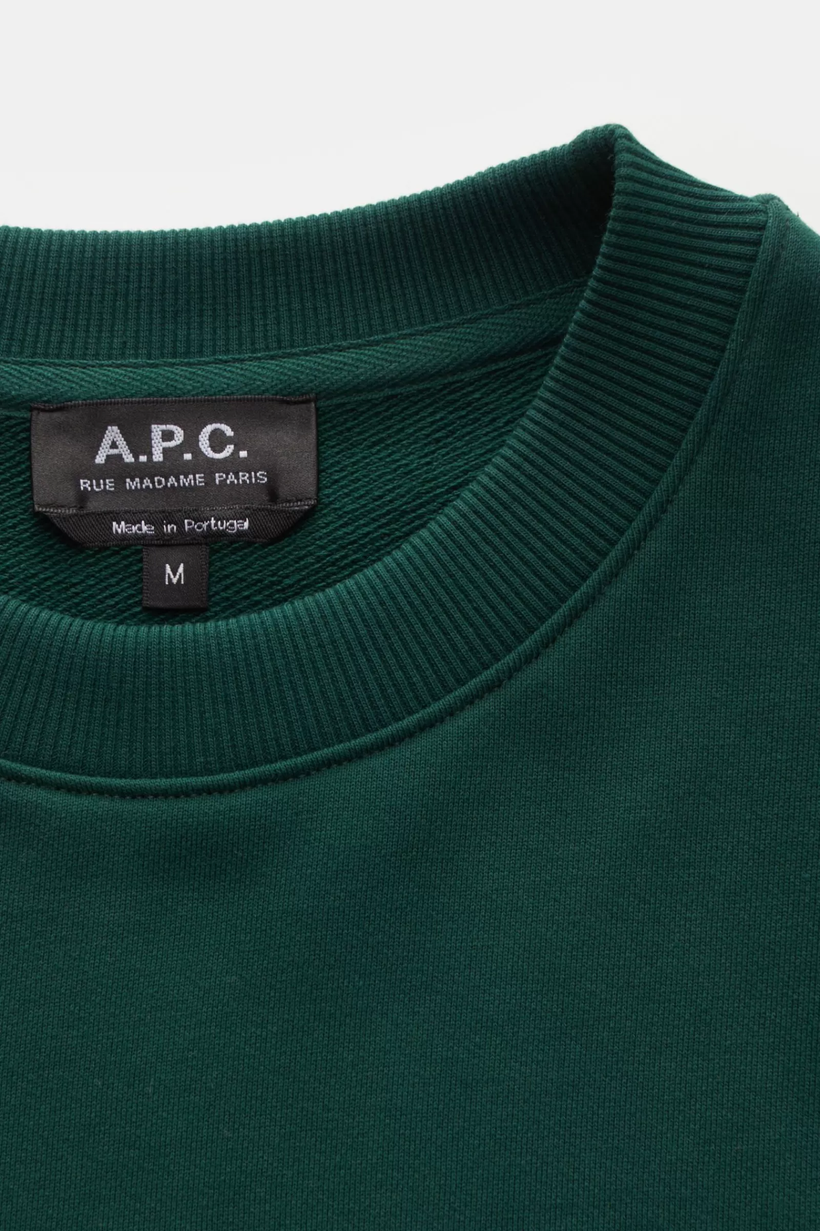 Crew Neck Sweatshirt 'Apc Madame' Green^A.P.C. Best