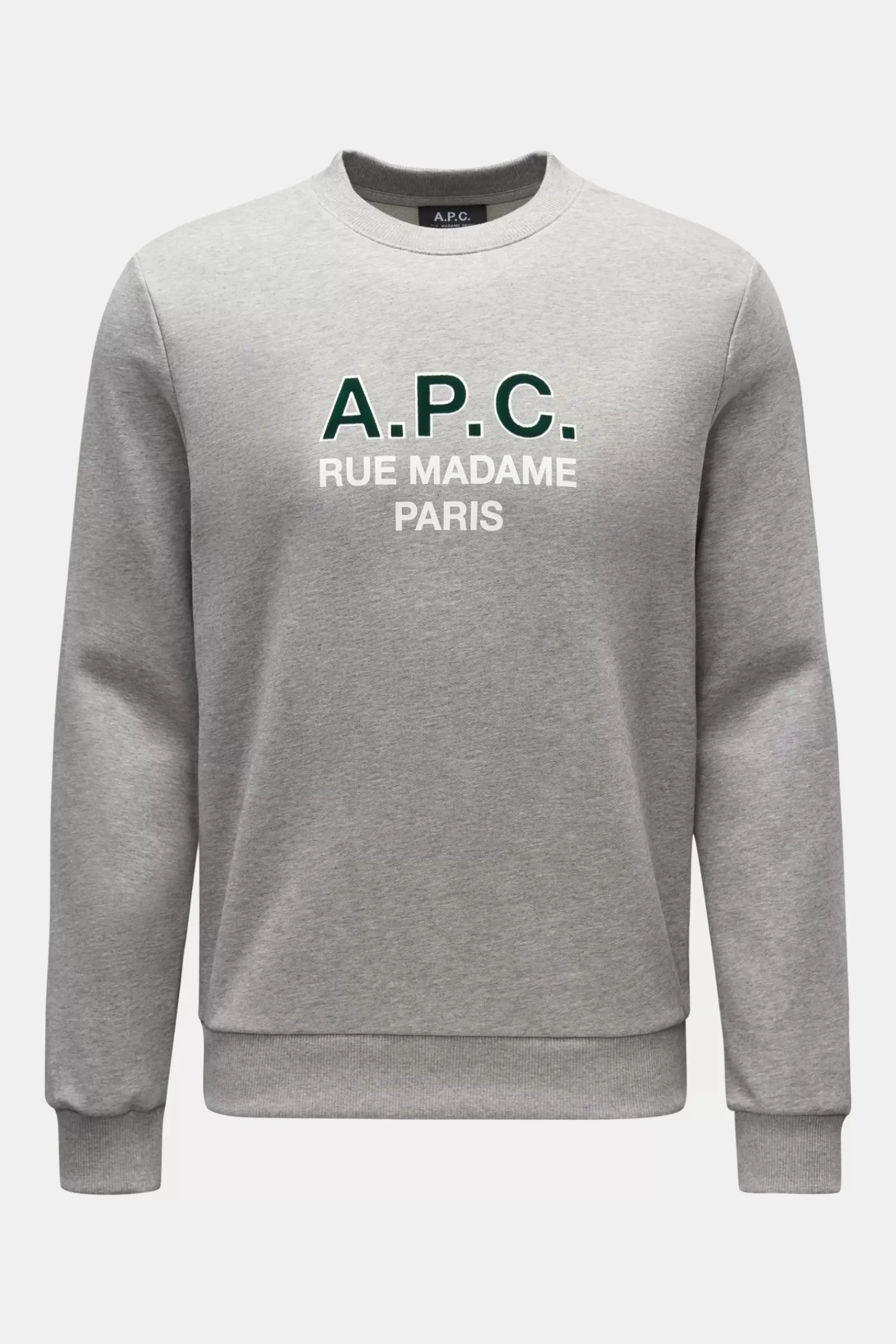 Crew Neck Sweatshirt 'Apc Madame' Grey^A.P.C. Shop