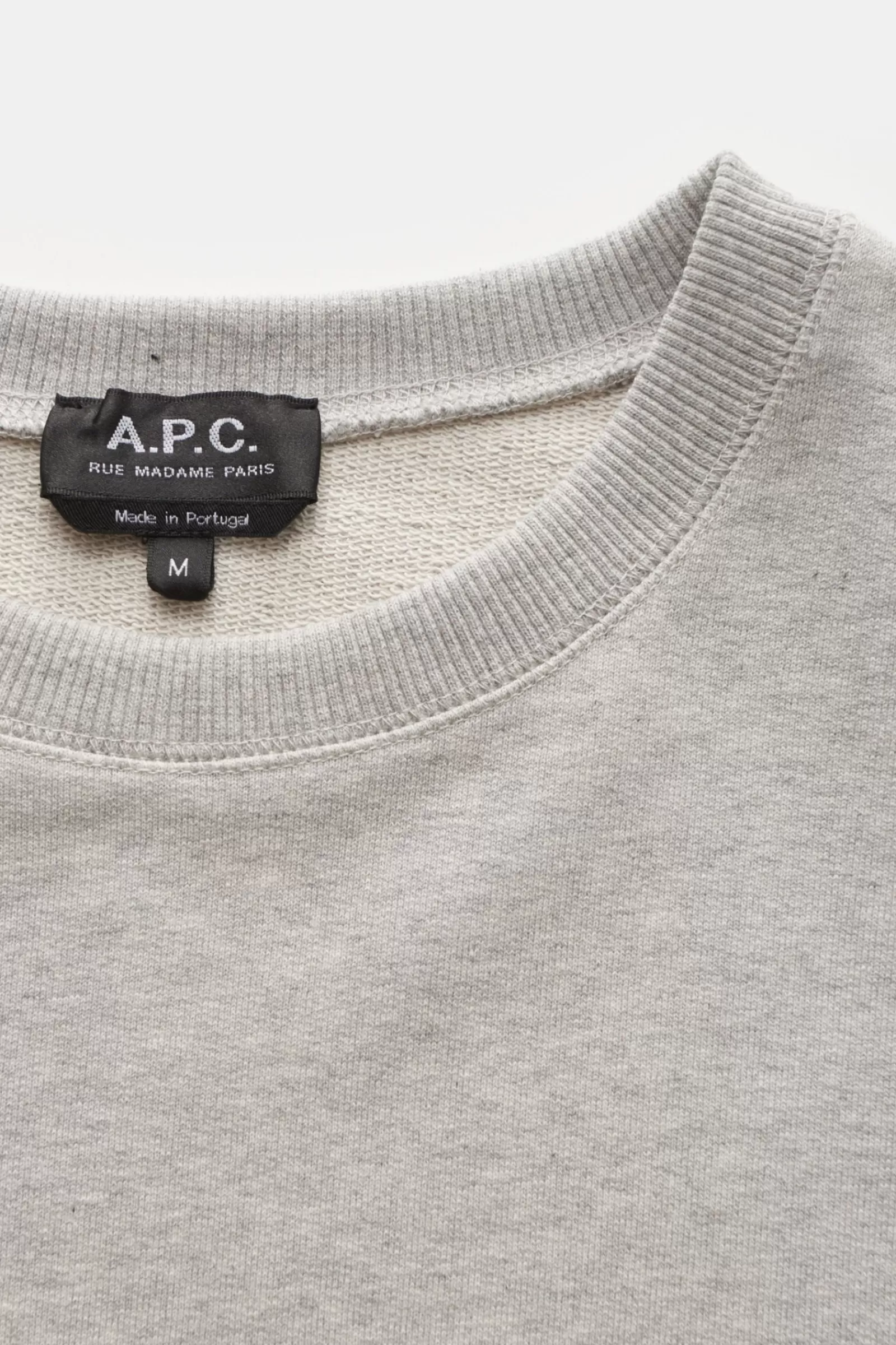 Crew Neck Sweatshirt 'Item' Grey>A.P.C. Best Sale