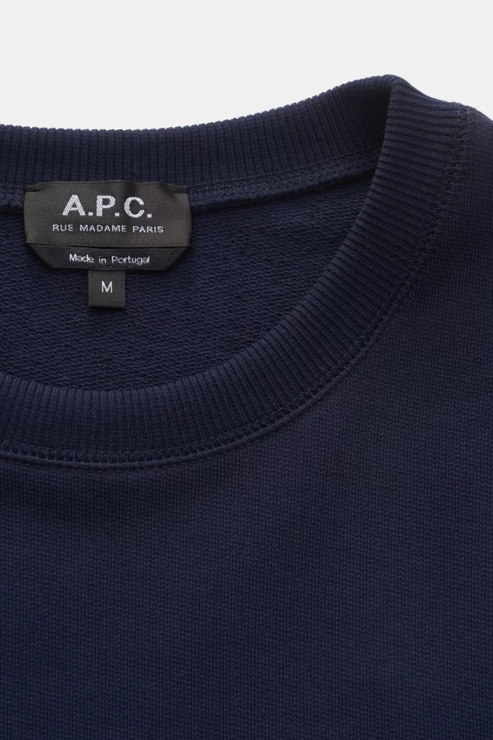 Crew Neck Sweatshirt 'Item' Navy^A.P.C. Shop