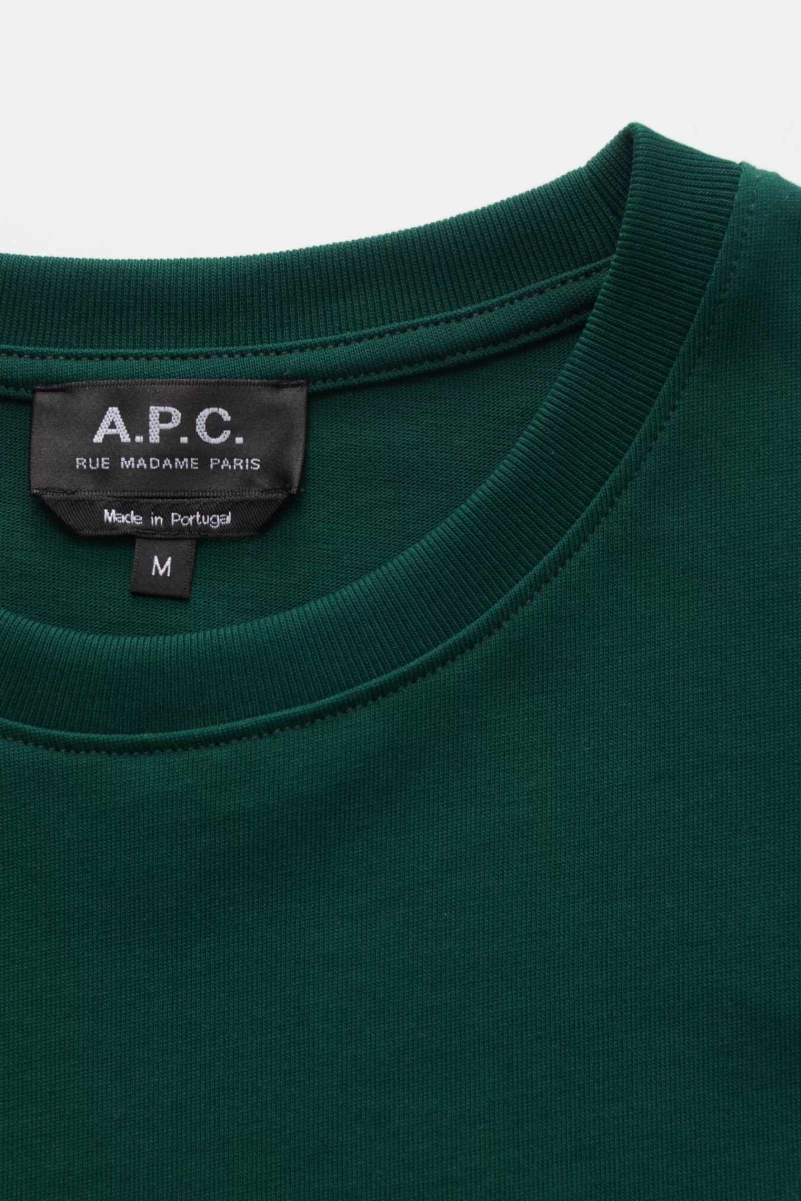 Crew Neck T-Shirt 'Apc Madame H' Green>A.P.C. Best