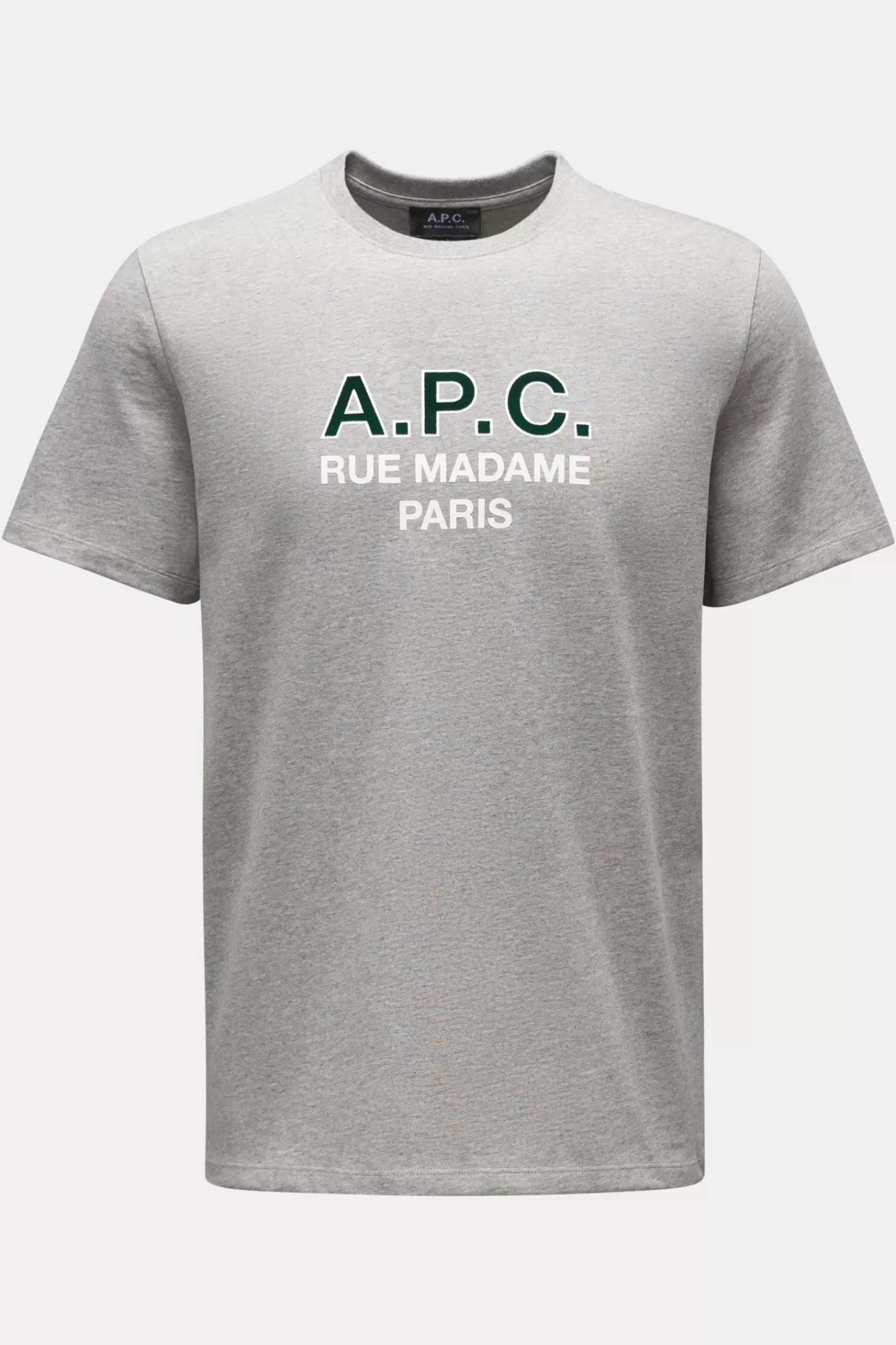 Crew Neck T-Shirt 'Apc Madame H' Grey>A.P.C. Clearance