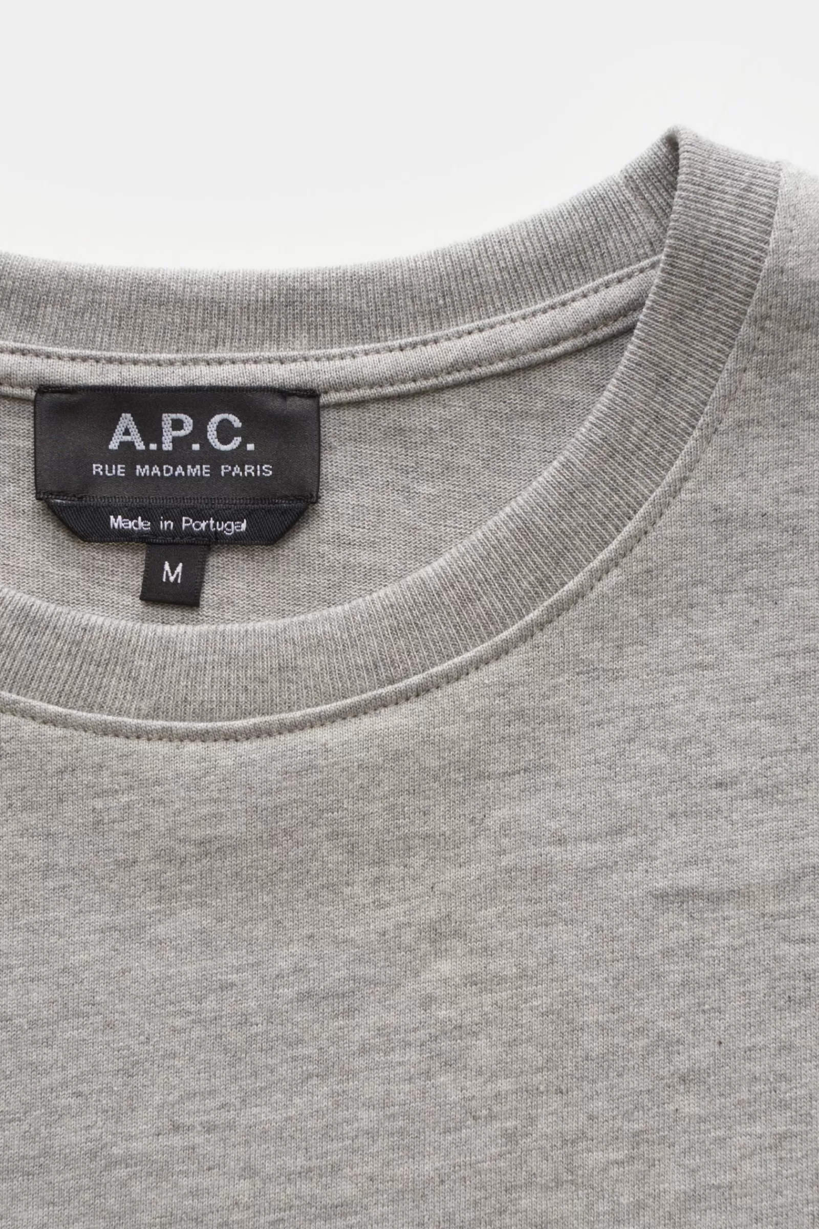 Crew Neck T-Shirt 'Apc Madame H' Grey>A.P.C. Clearance