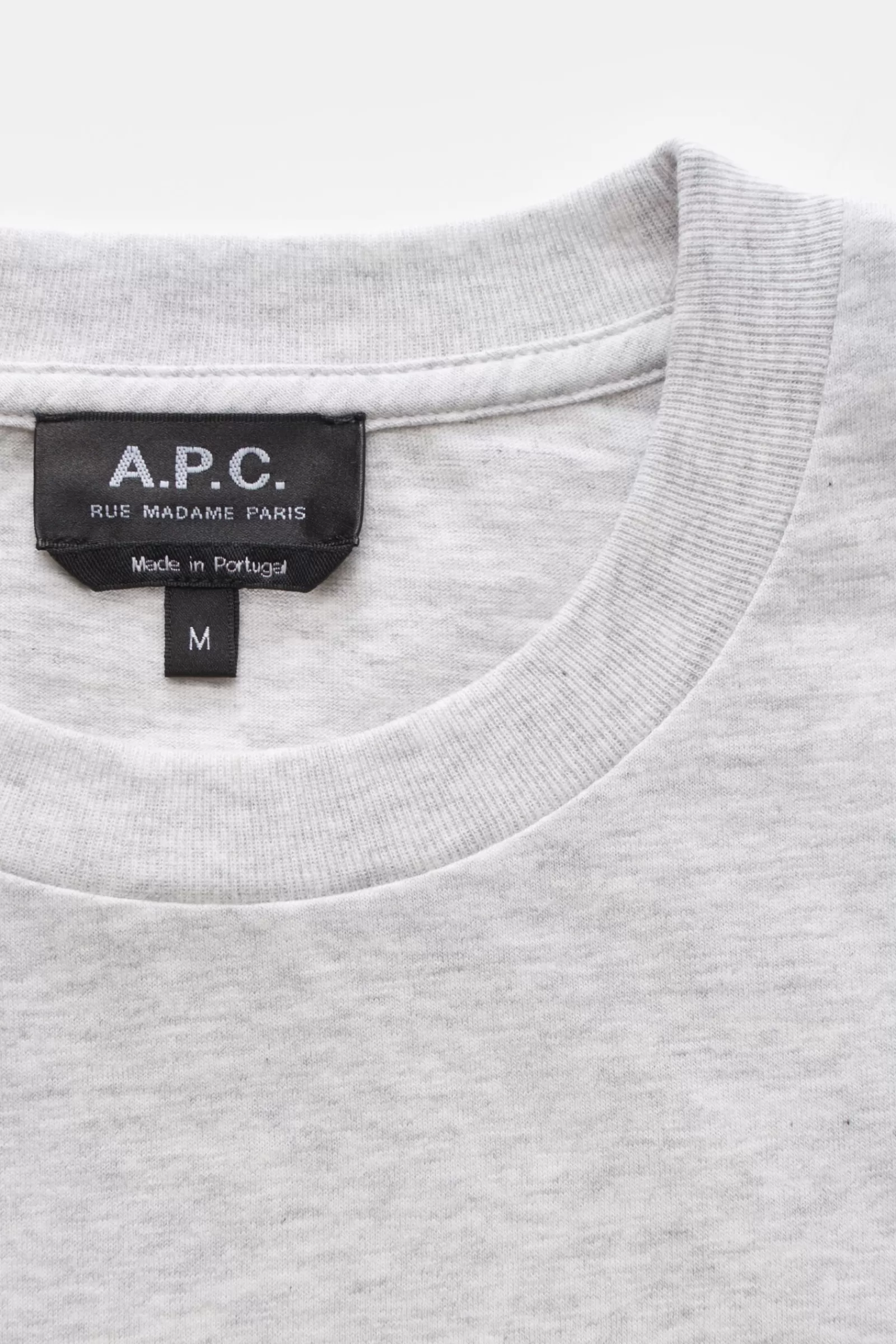 Crew Neck T-Shirt 'Hermance' Light Grey>A.P.C. Cheap