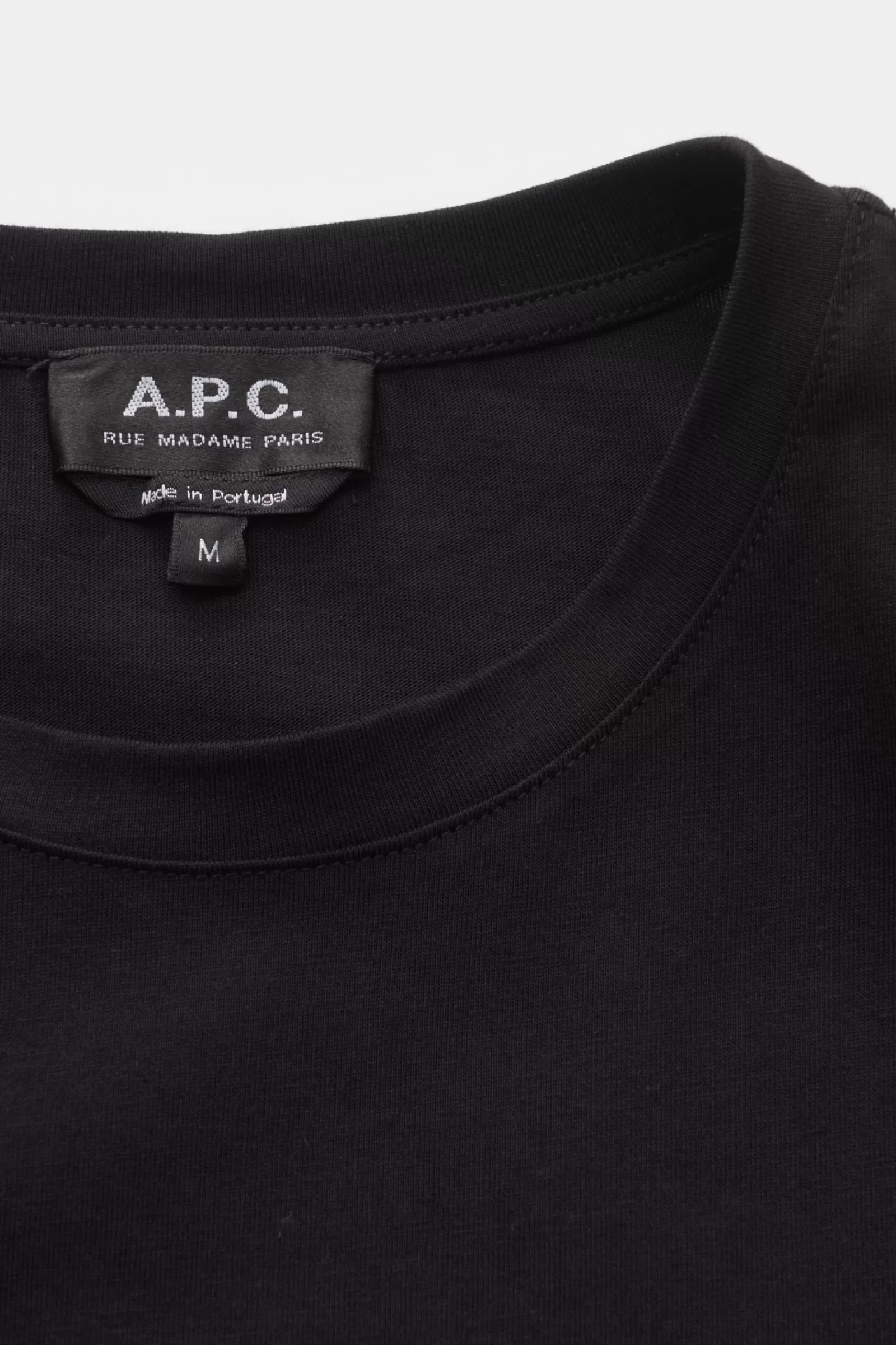 Crew Neck T-Shirt 'Item' Black>A.P.C. Sale