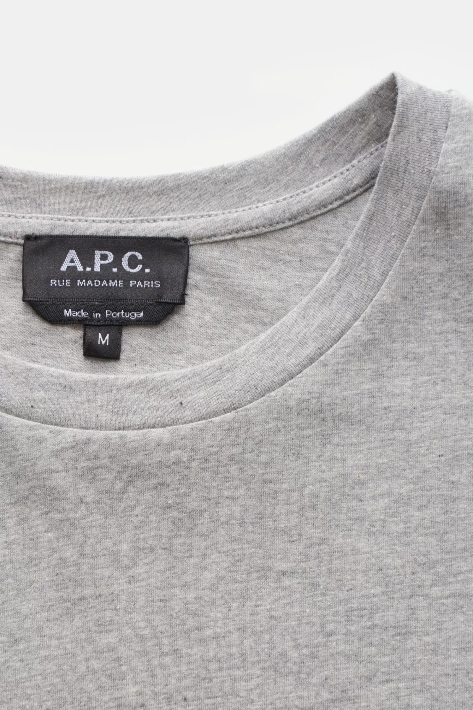 Crew Neck T-Shirt 'Item' Grey>A.P.C. Best