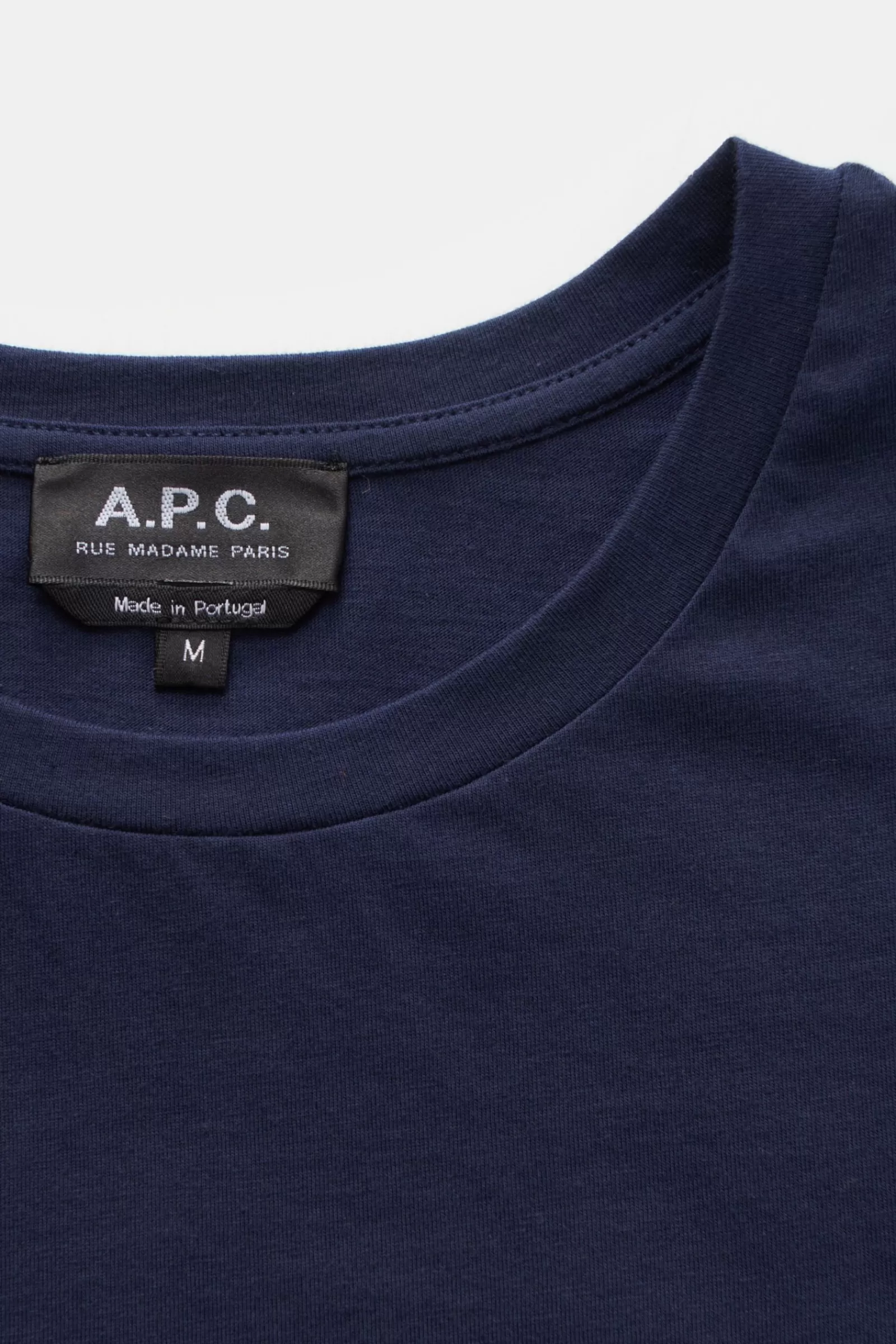 Crew Neck T-Shirt 'Item' Navy>A.P.C. Best Sale