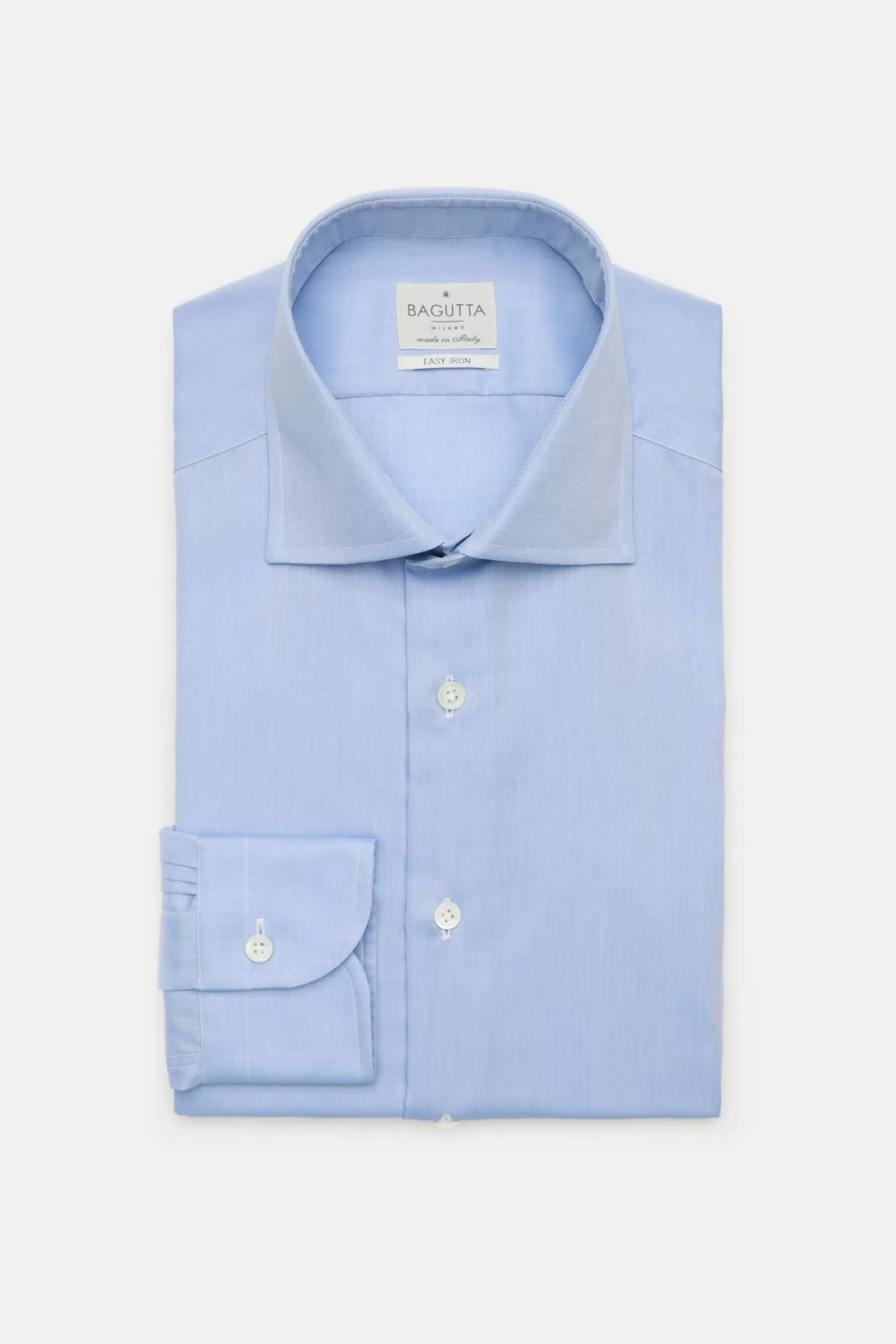 Business Shirt Shark Collar Light Blue>Bagutta Hot