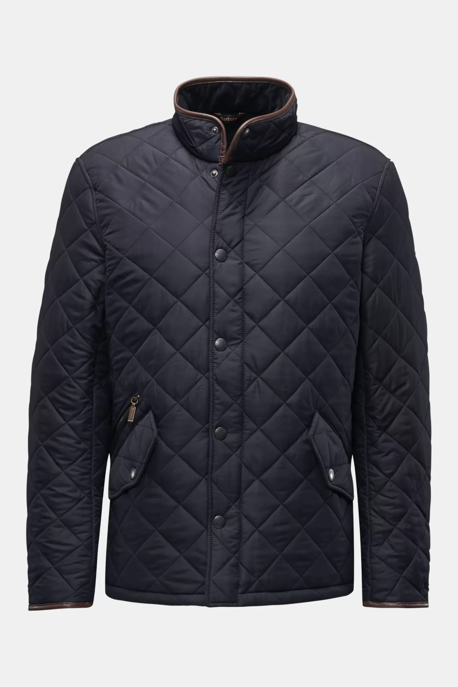 Quilted Jacket 'Powell Quilt' Dark Navy>Barbour Shop