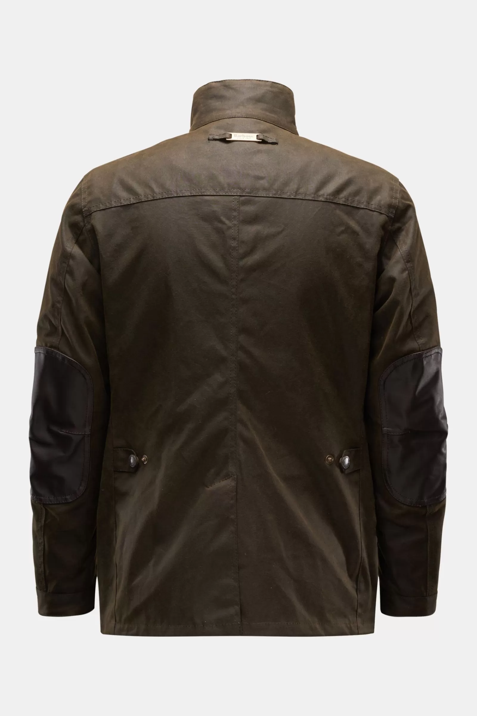 Waxed Jacket 'Ogston' Dark Olive>Barbour Best Sale