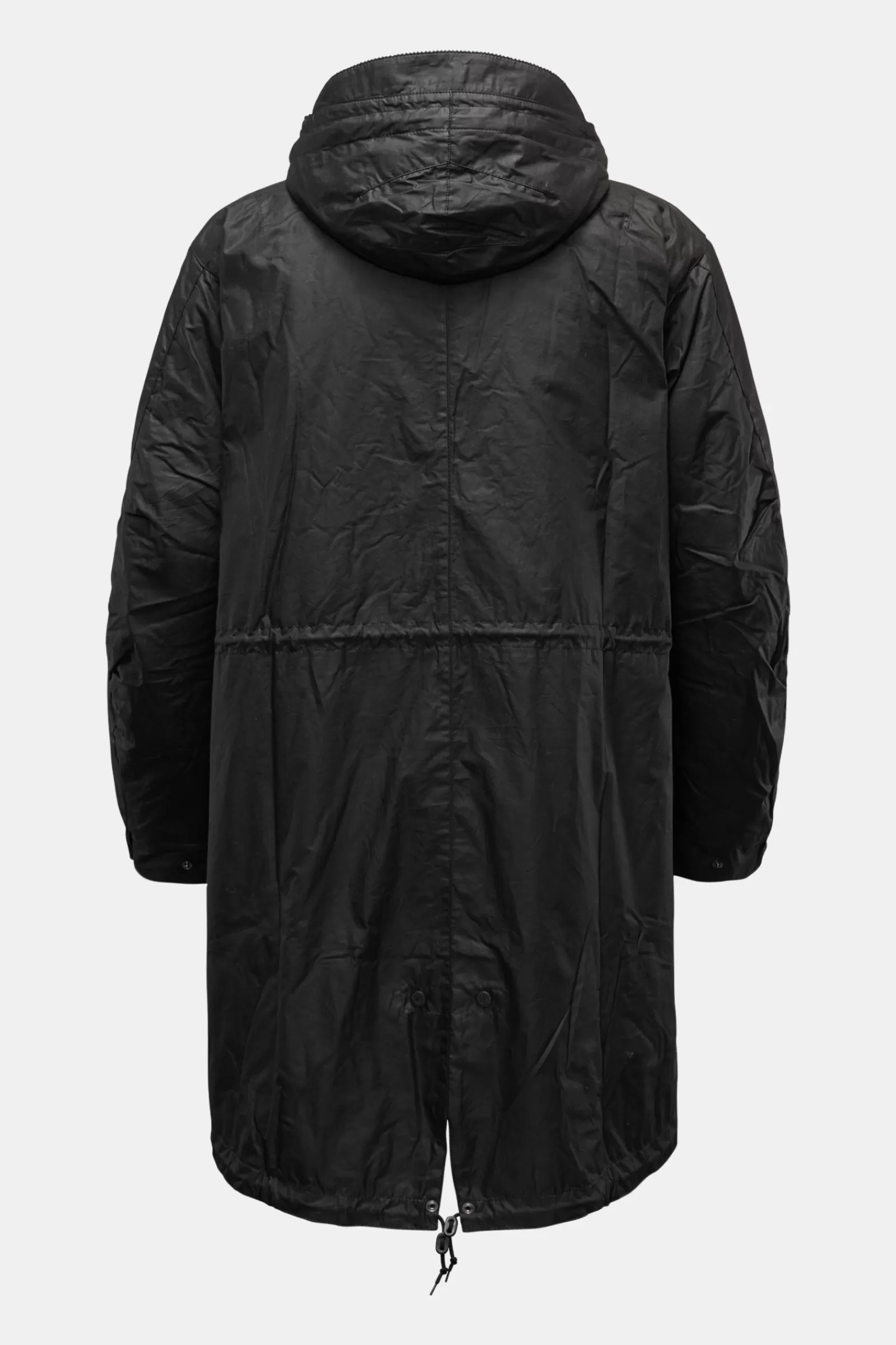 Waxed Parka 'Torrent' Black>Barbour Discount