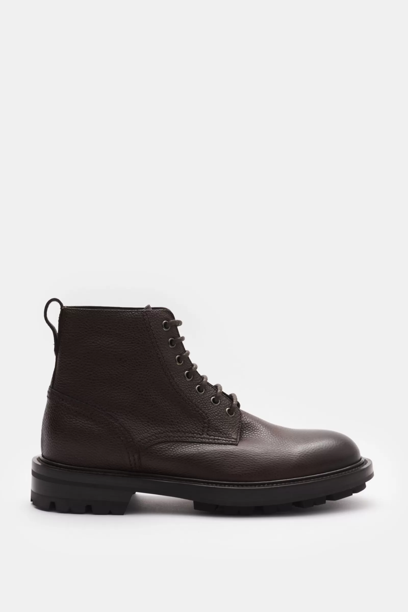 Lace-Up Boots 'scotch Delave' Dark Brown^Barrett Cheap