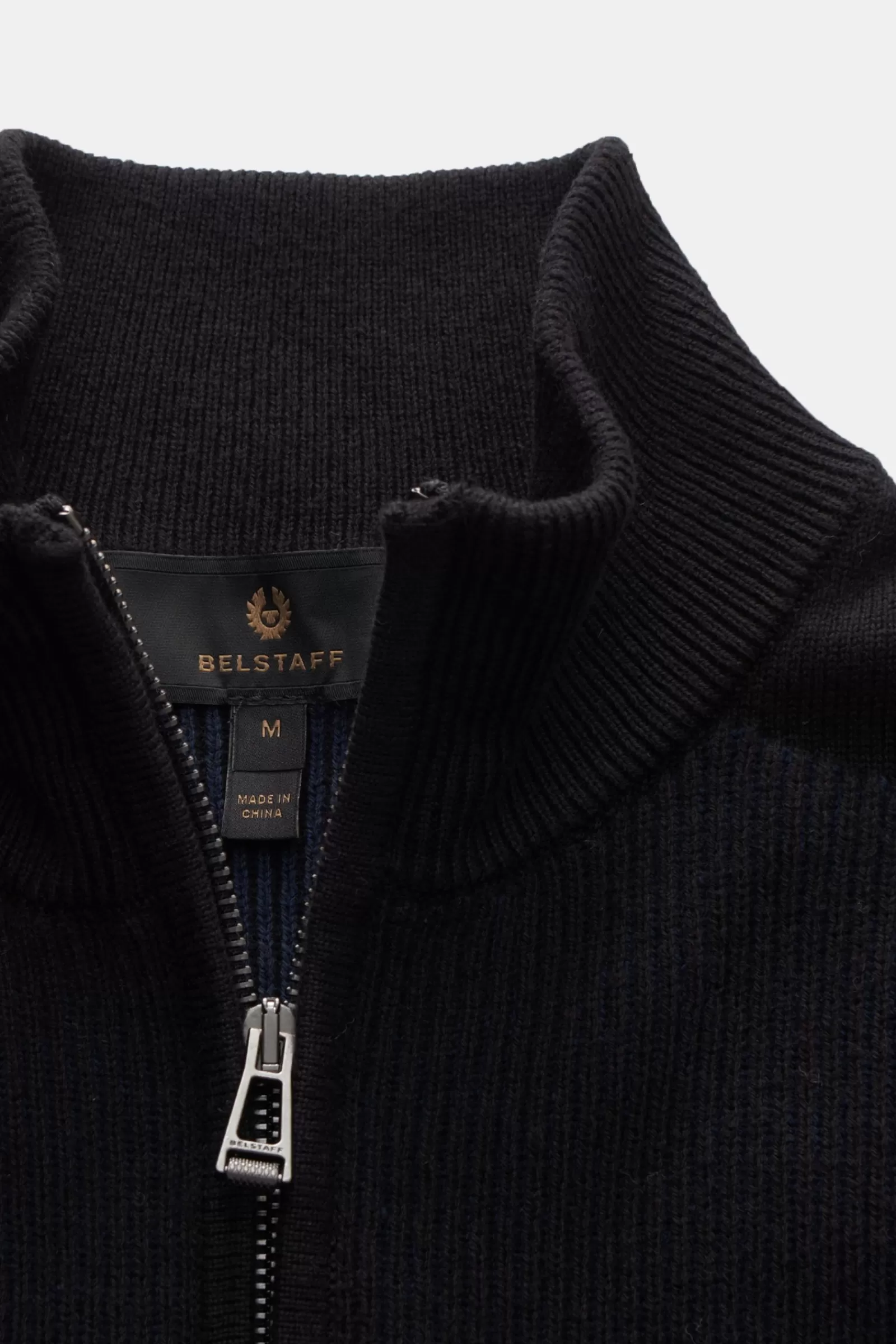 Cardigan 'Farley Full Zip' Black/Navy^Belstaff Online