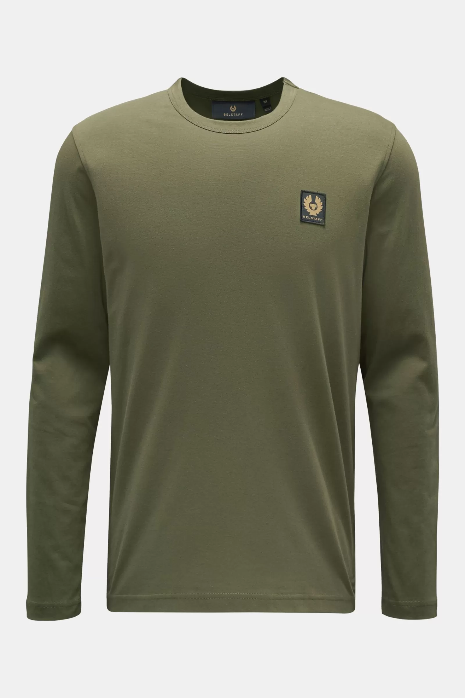 Crew Neck Long Sleeve Olive>Belstaff Clearance