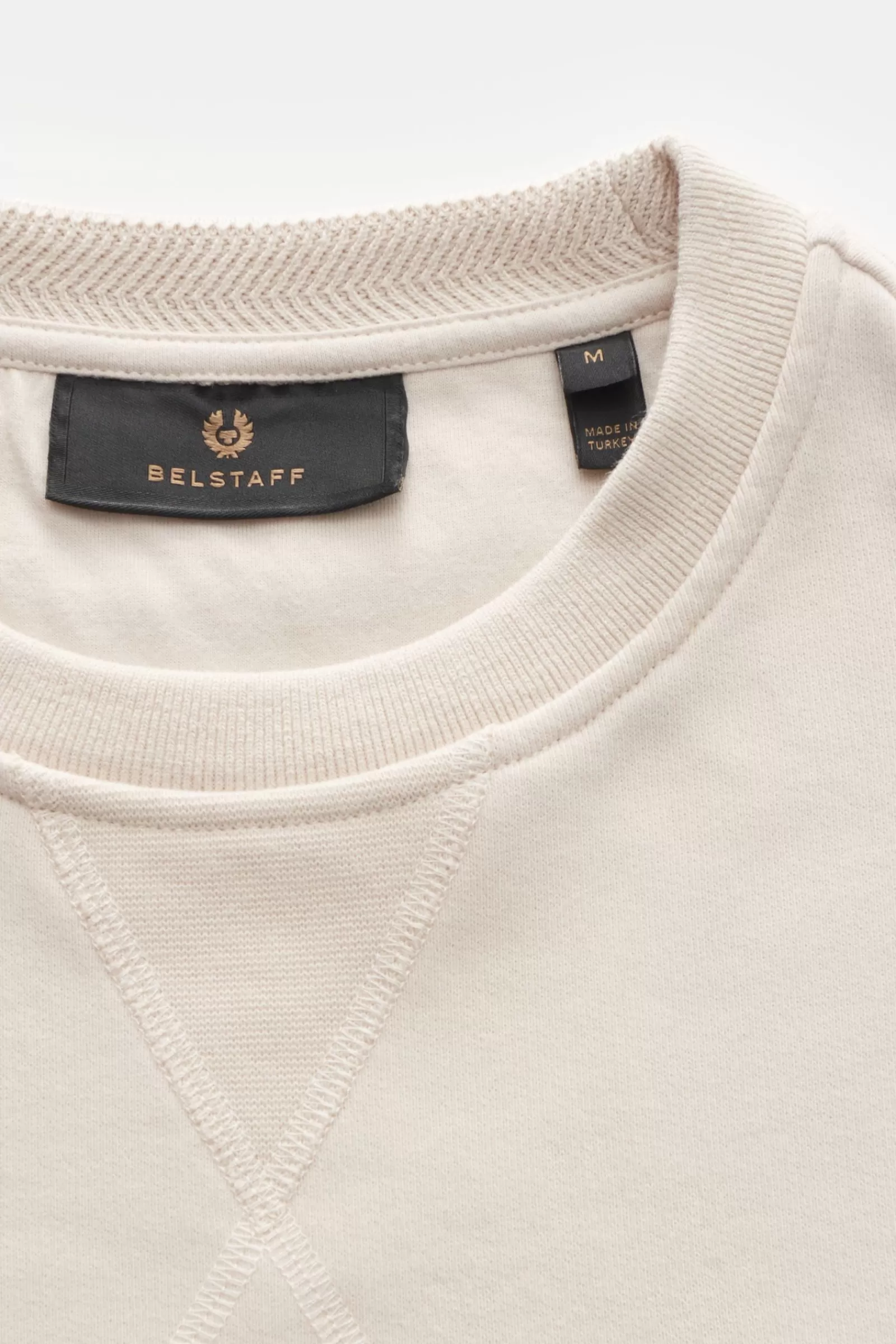 Crew Neck Sweatshirt Cream^Belstaff Cheap