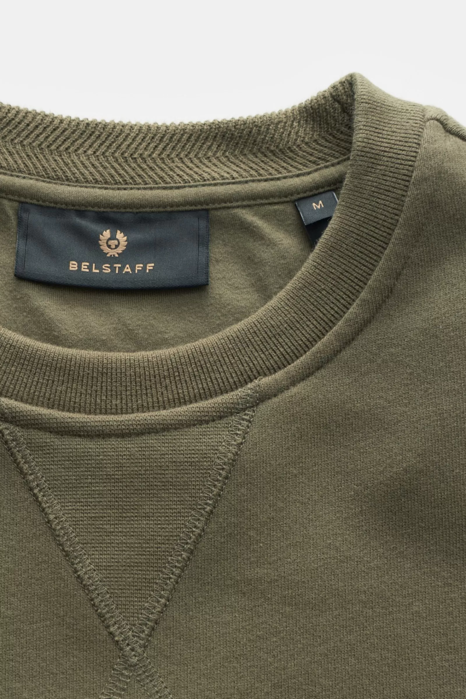 Crew Neck Sweatshirt Olive^Belstaff Cheap