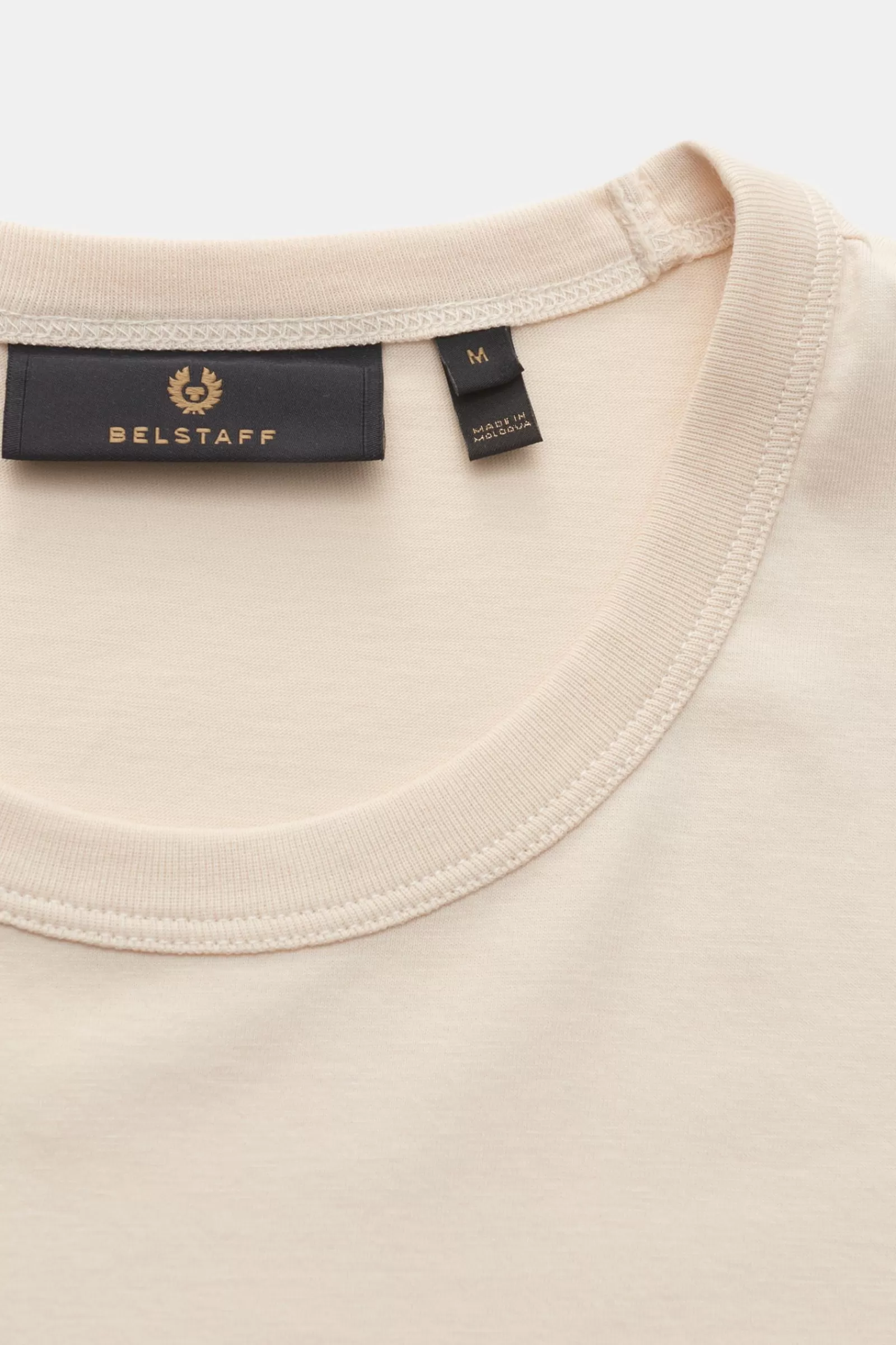 Crew Neck T-Shirt Cream>Belstaff Clearance