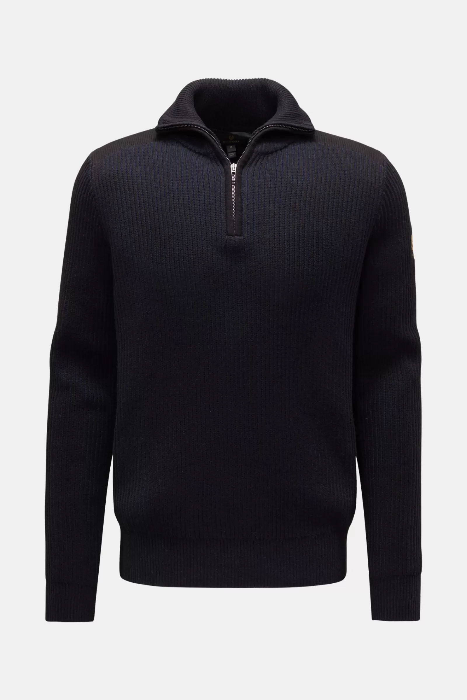 Half-Zip Jumper 'stanley' Black/Navy^Belstaff Clearance