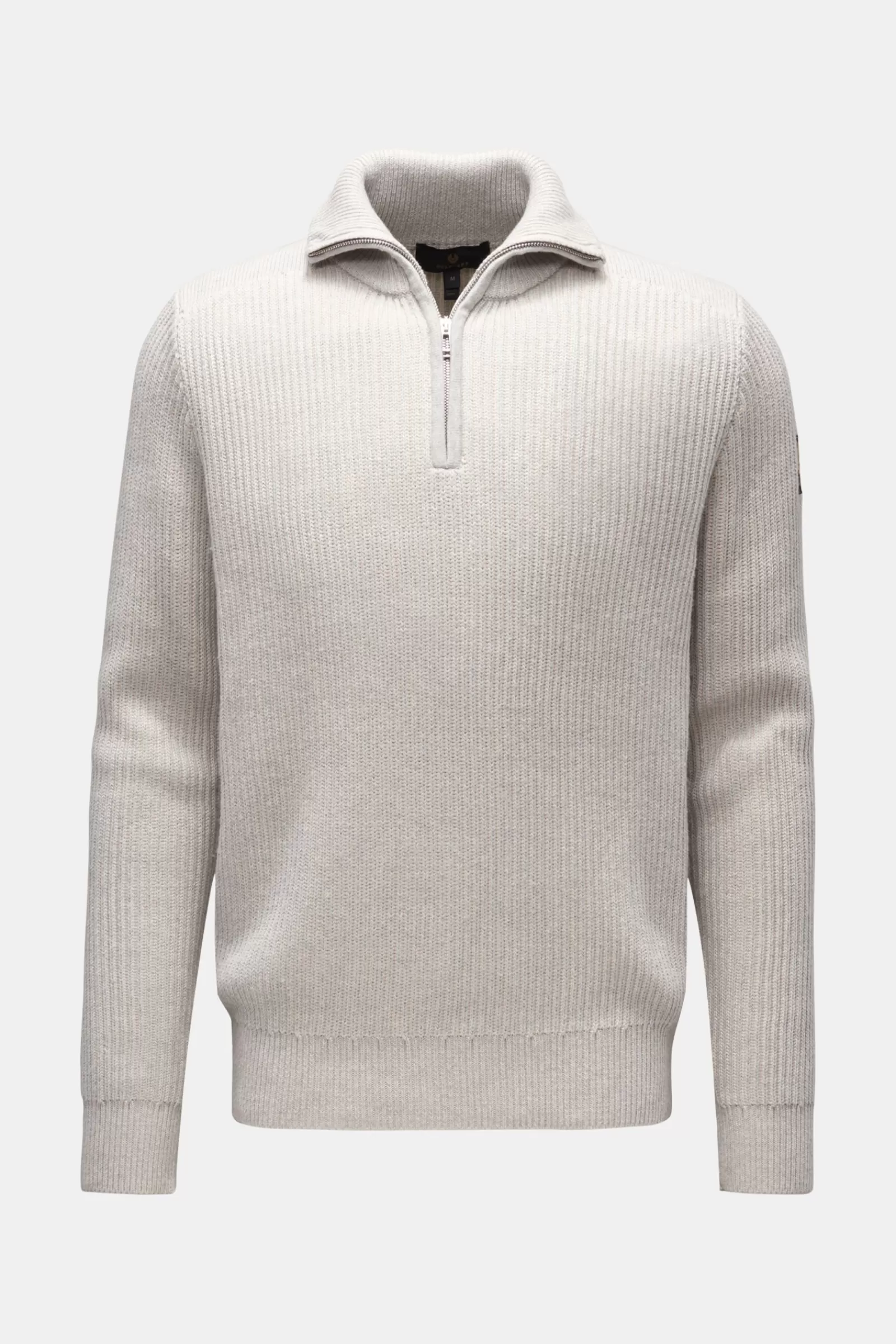 Half-Zip Jumper 'stanley' Light Grey/Beige^Belstaff Online