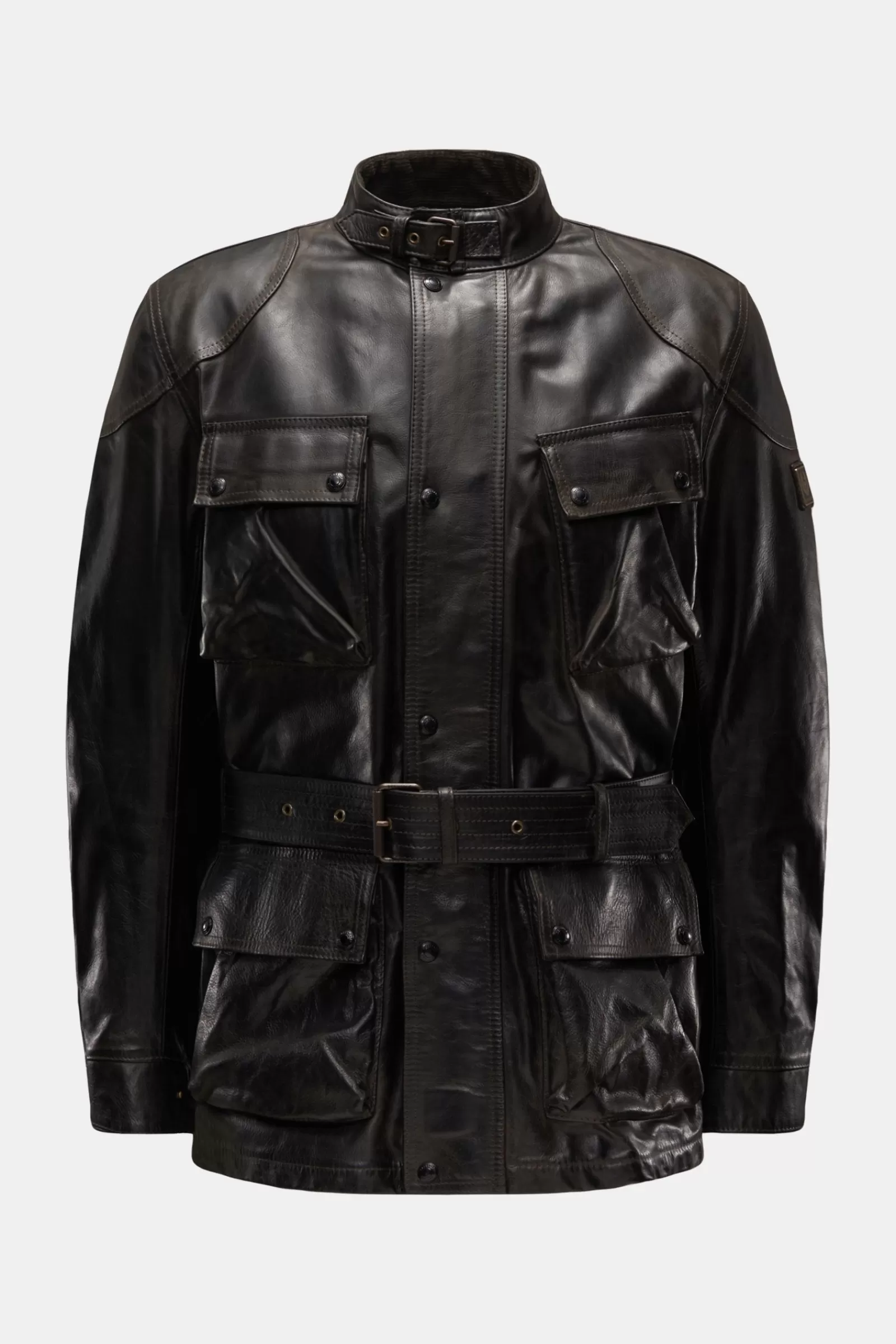 Leather Jacket 'Trialmaster Panther' Black>Belstaff Shop