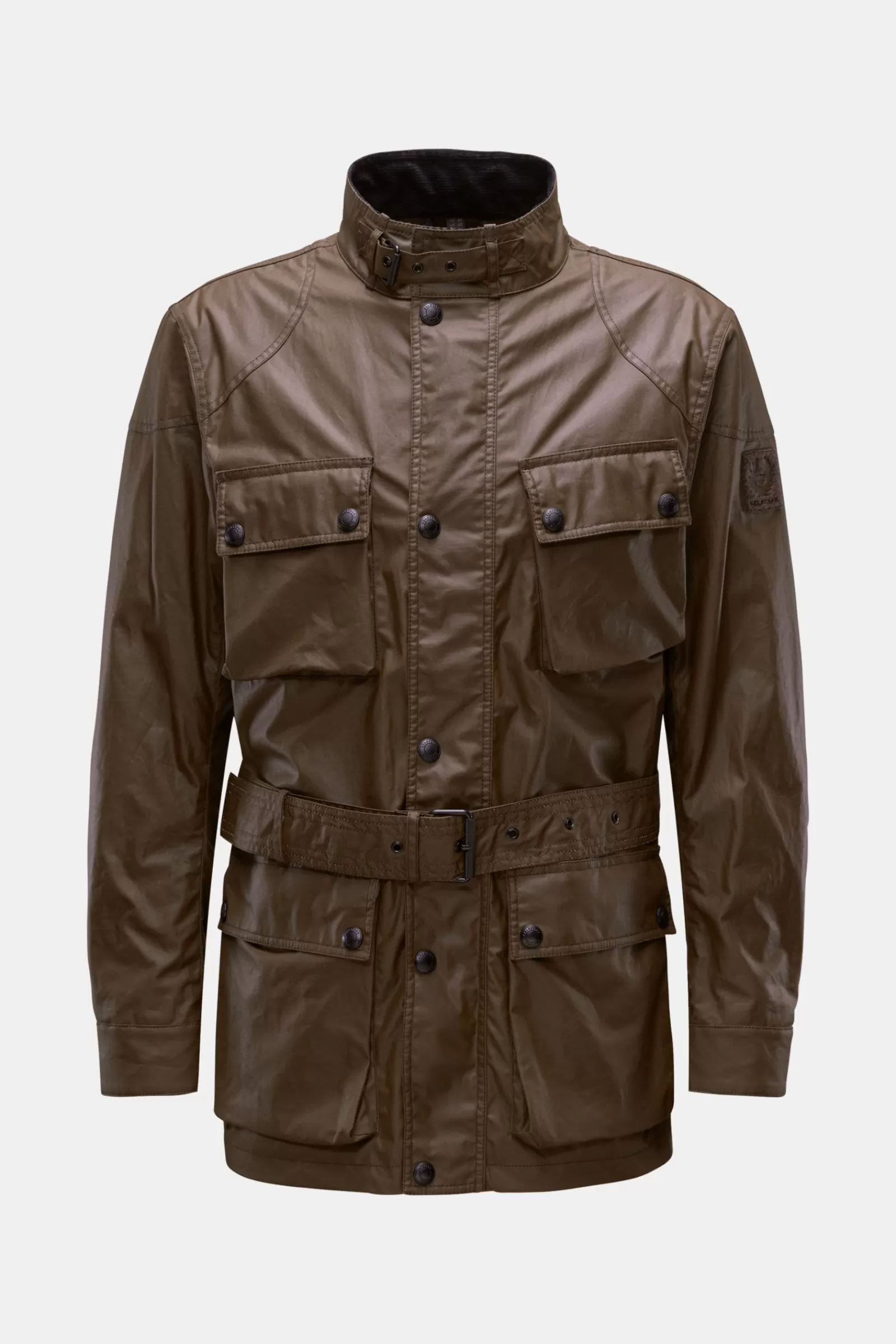 Wax Jacket 'Trialmaster' Khaki>Belstaff Best Sale