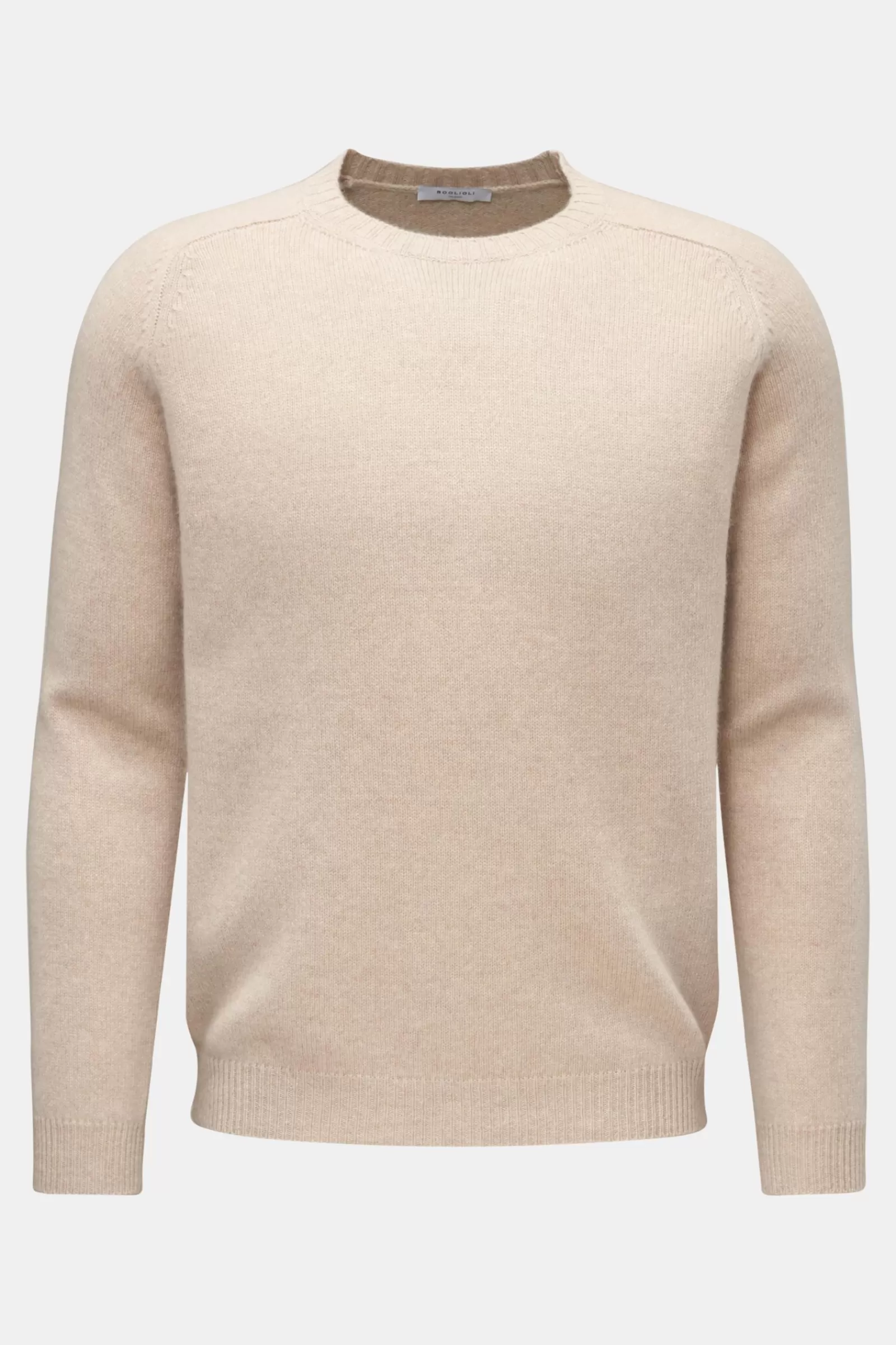 Cashmere Crew Neck Jumper Beige^Boglioli Flash Sale