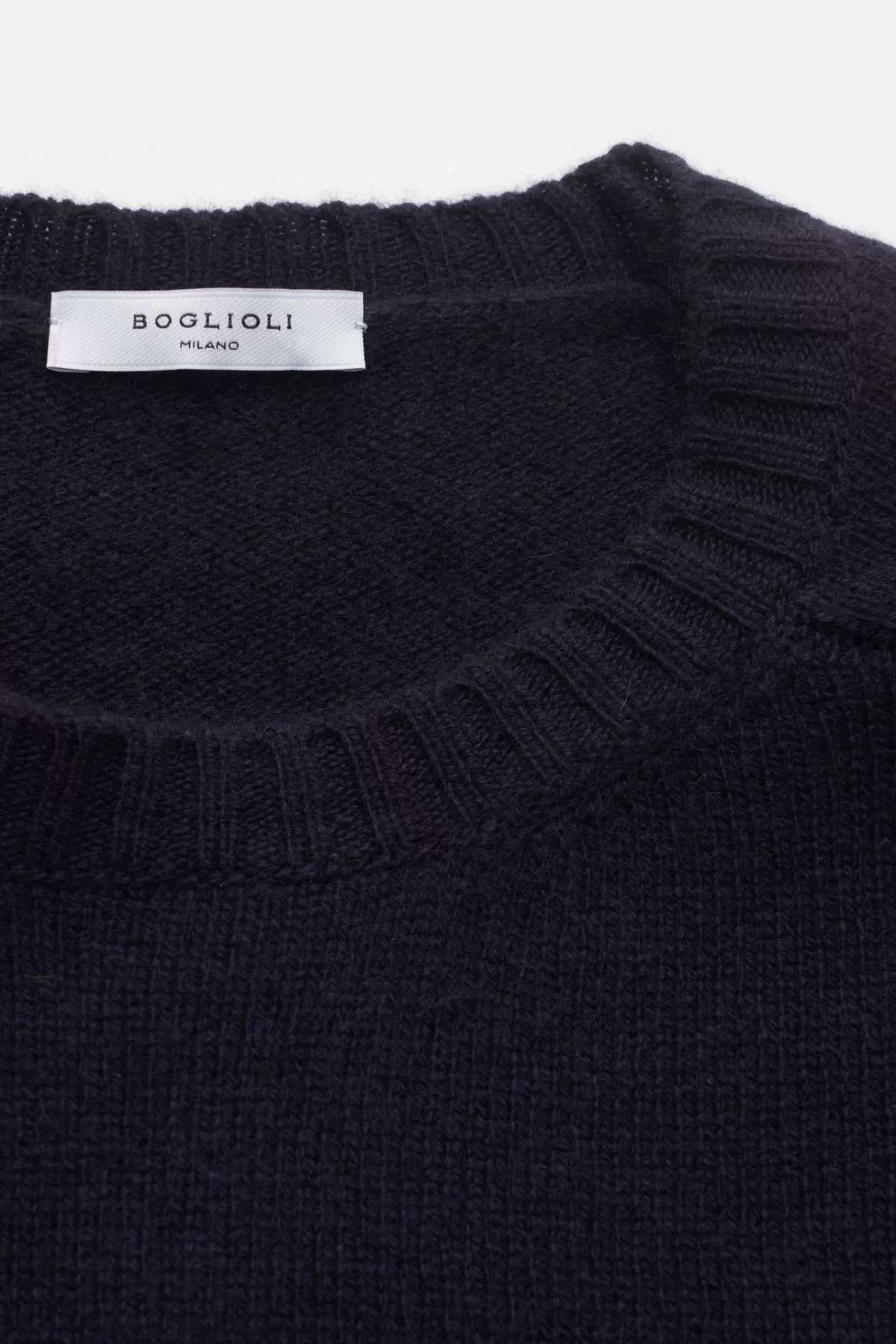 Cashmere Crew Neck Jumper Navy^Boglioli Clearance