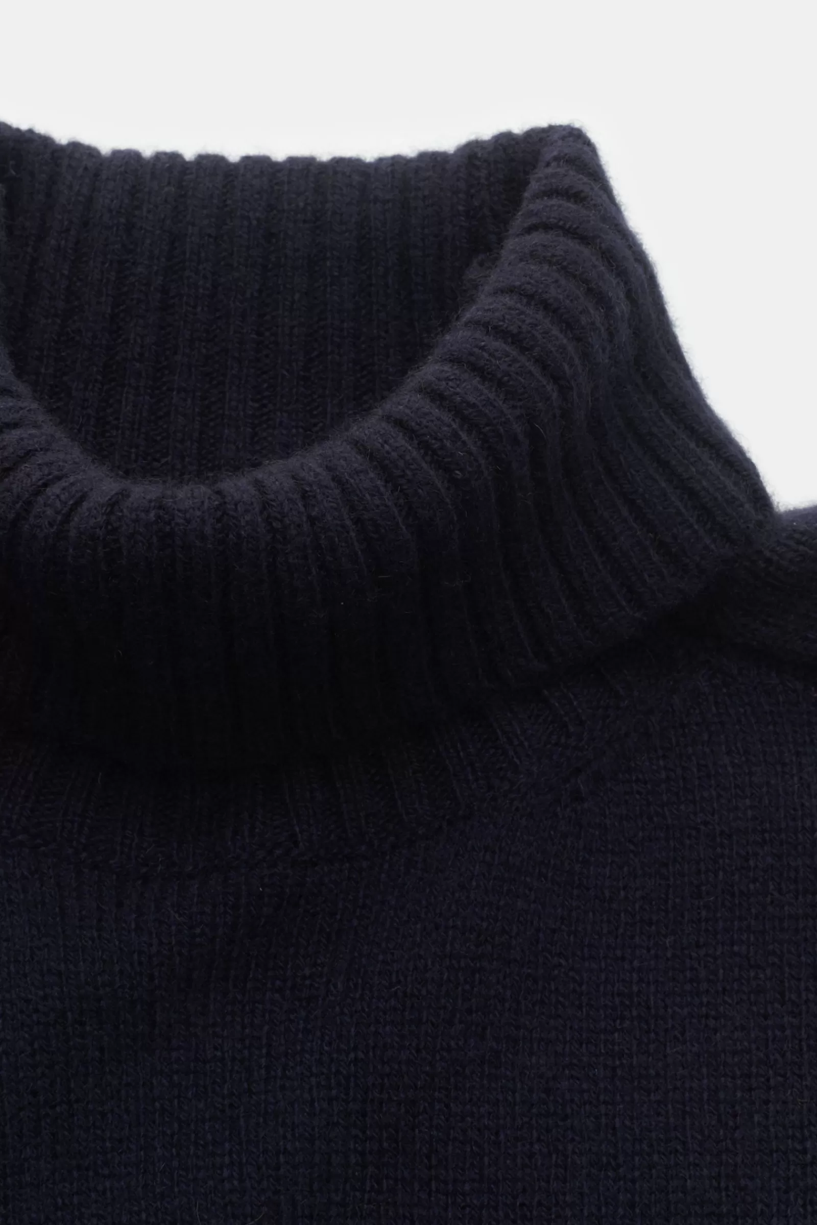 Cashmere Turtleneck Jumper Navy^Boglioli Fashion