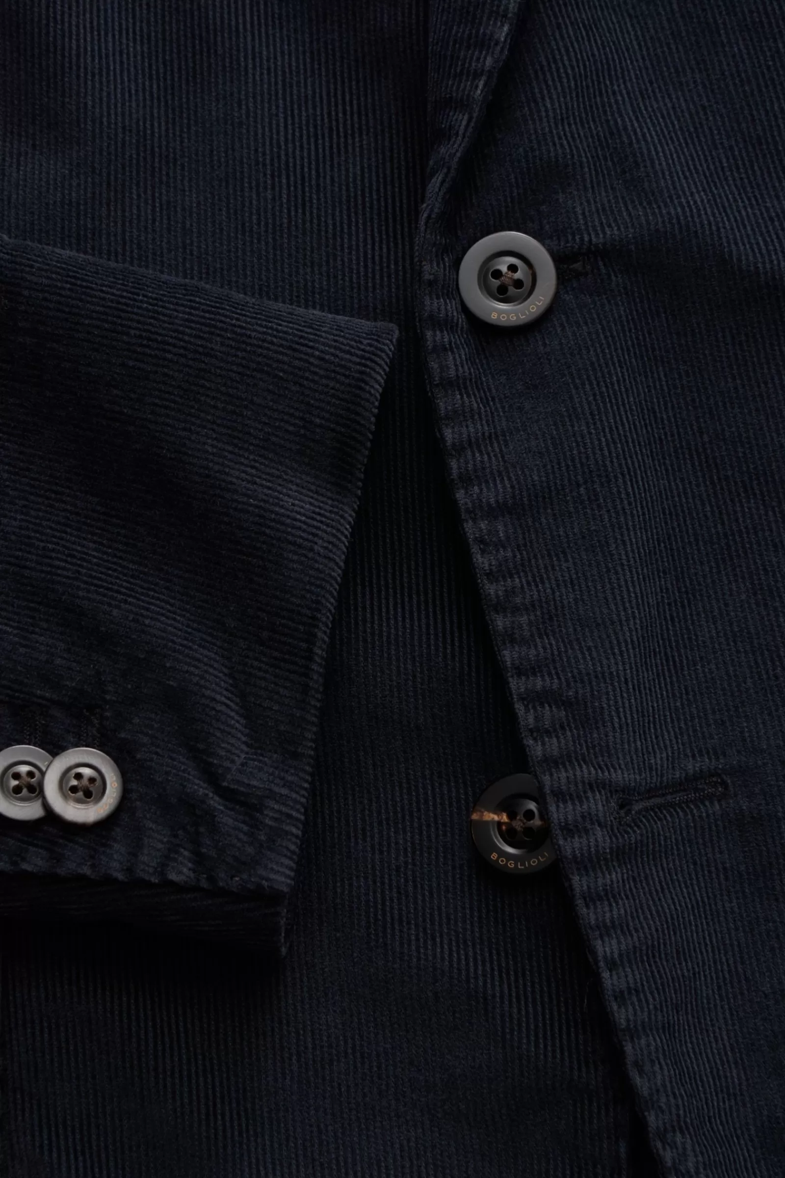 Cordanzug 'K. Jacket' Navy>Boglioli Fashion