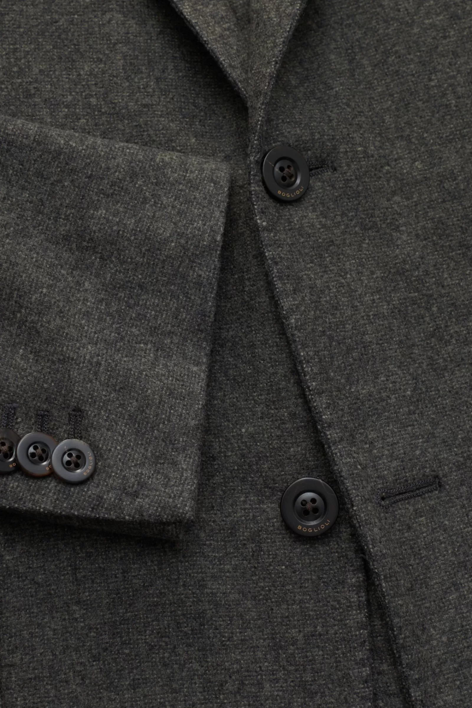 Smart-Casual Jacket 'K. Jacket' Dark Grey>Boglioli Fashion